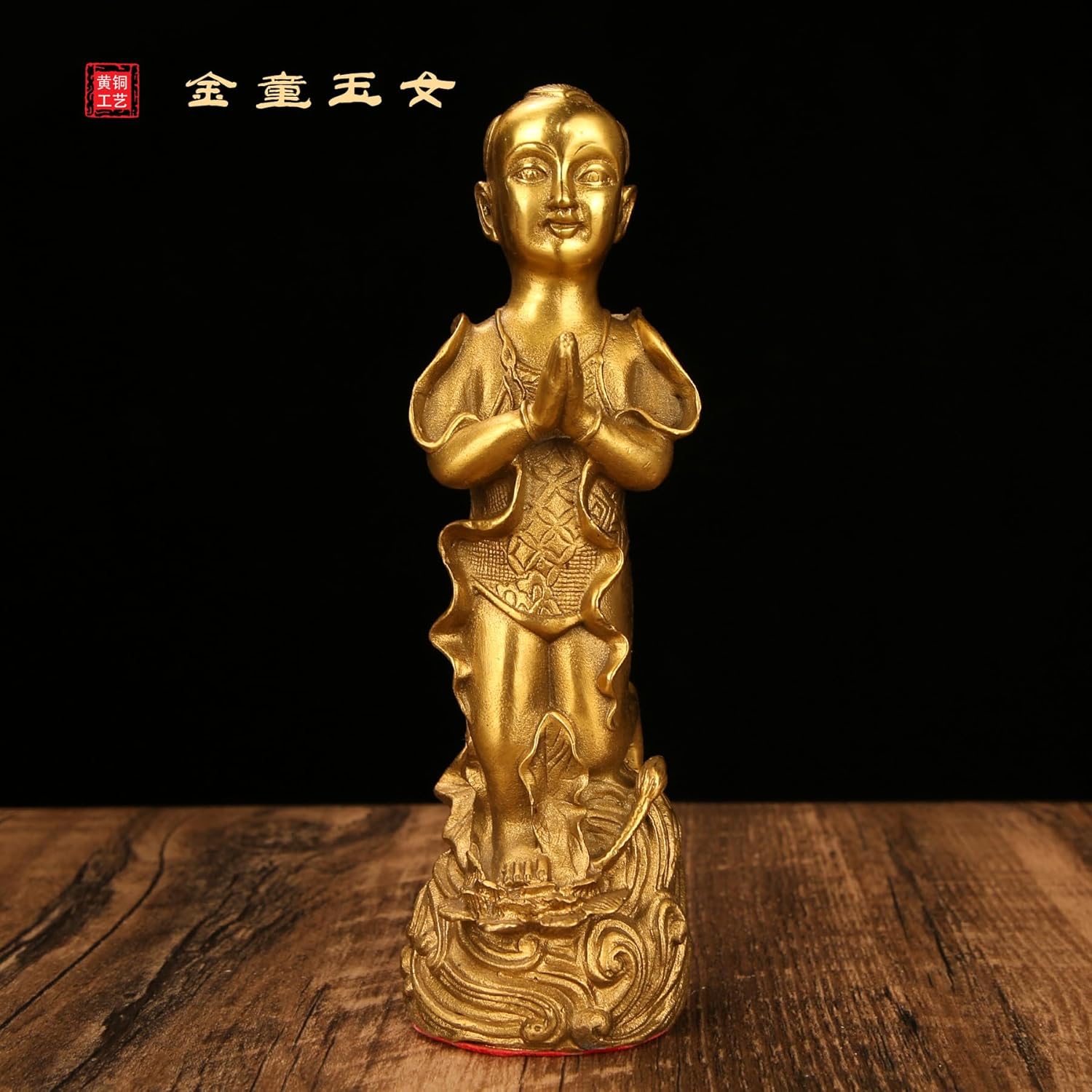 Usoway Brass Twin Figures for Home Decor