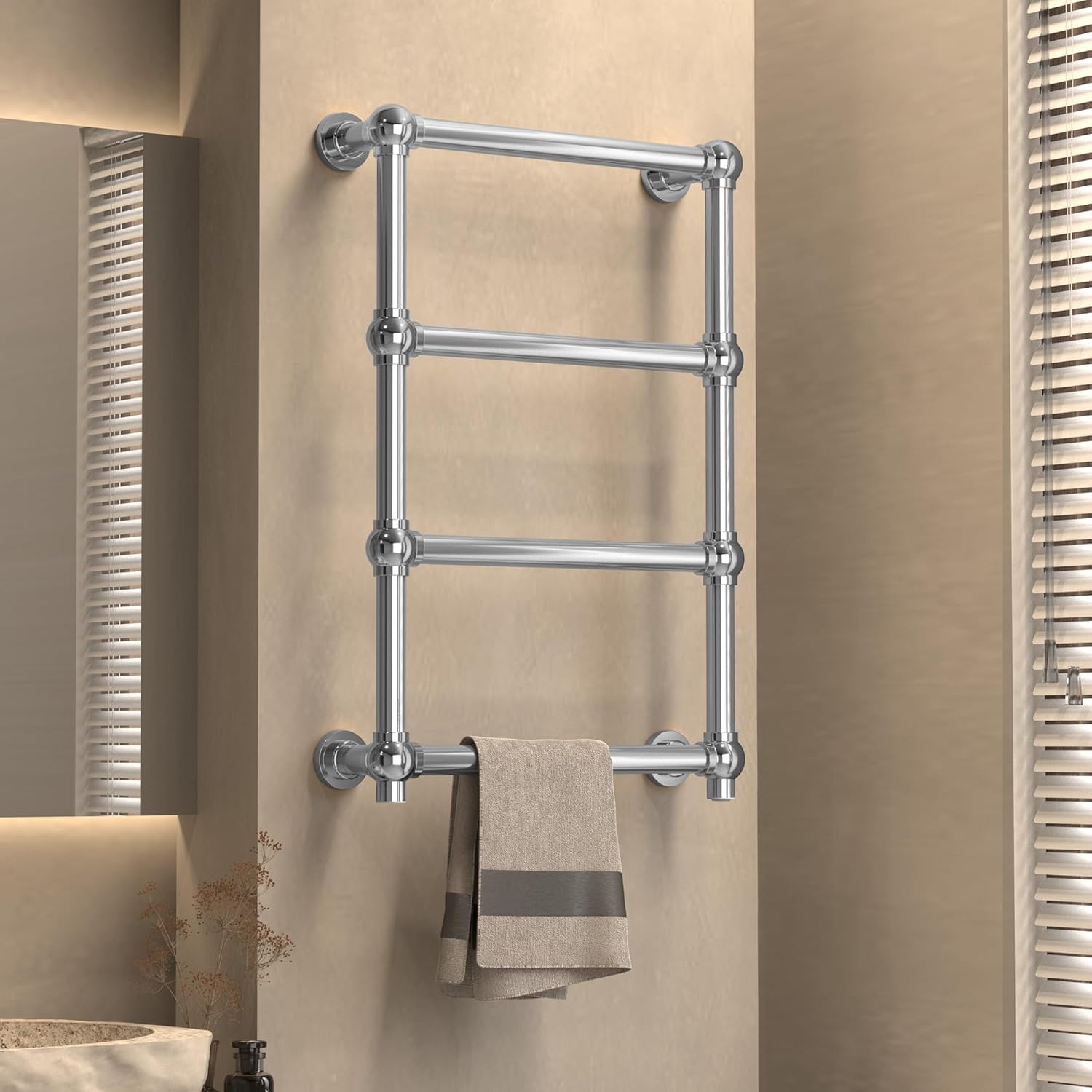 PBhusri Luxurious Polished Towel Rail Warmer