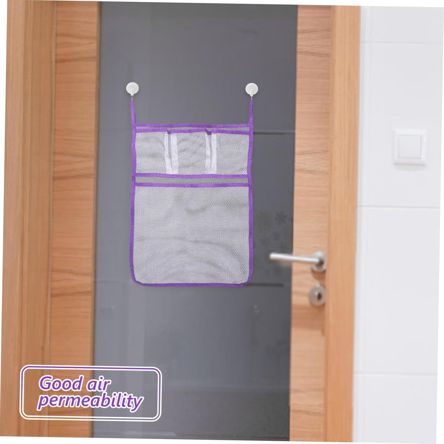 FONDOTIN Hanging Shower Organizer Mesh Storage Bag