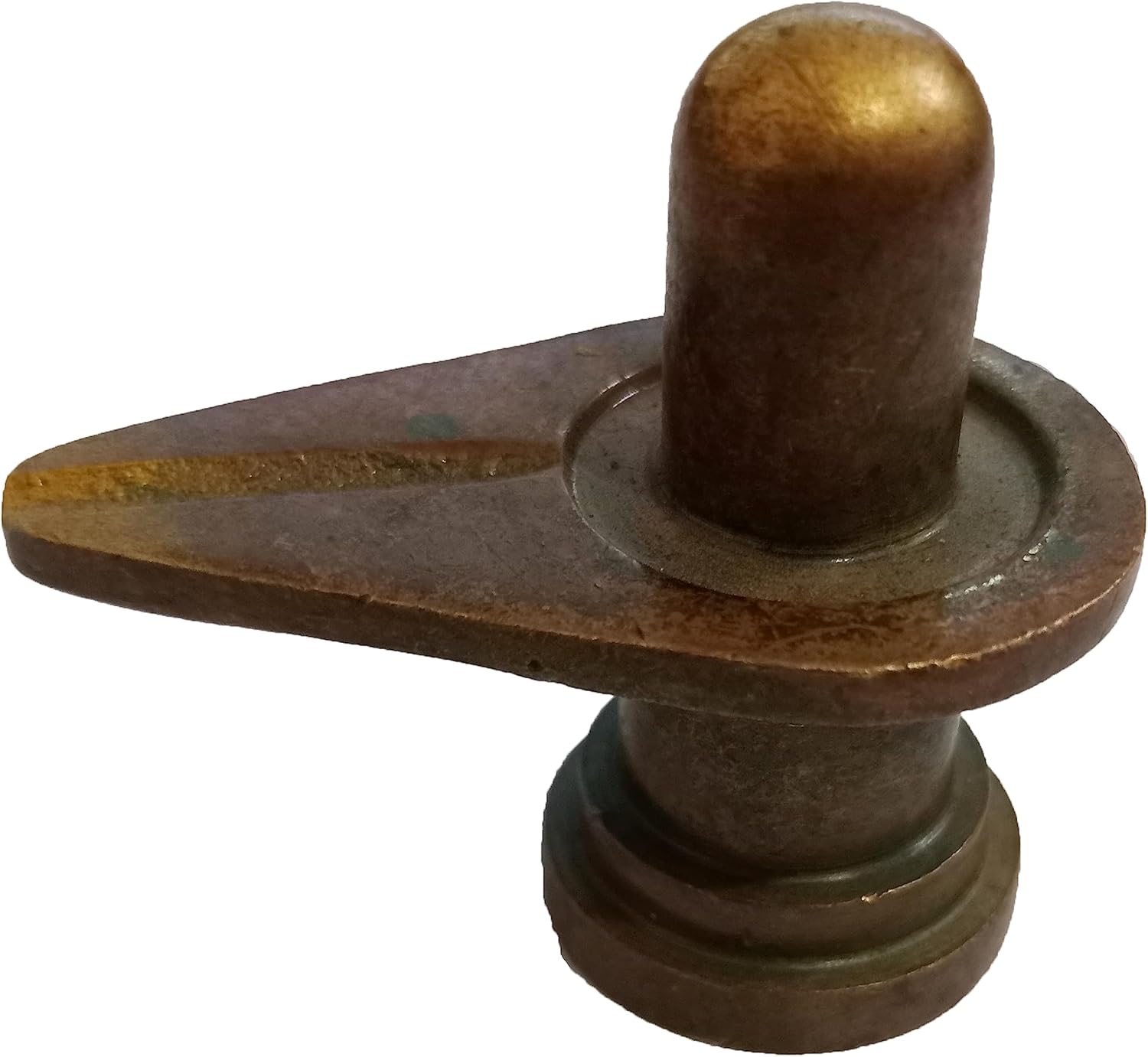 PARIJAT HANDICRAFT Mini Brass Shivling for Puja