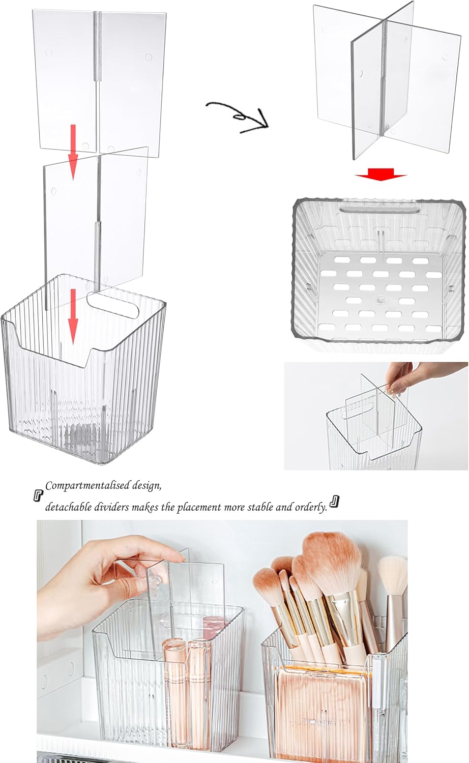 Lae Nuvole Set Of 2 Wall Mounted Shower Caddy Organizer Bins