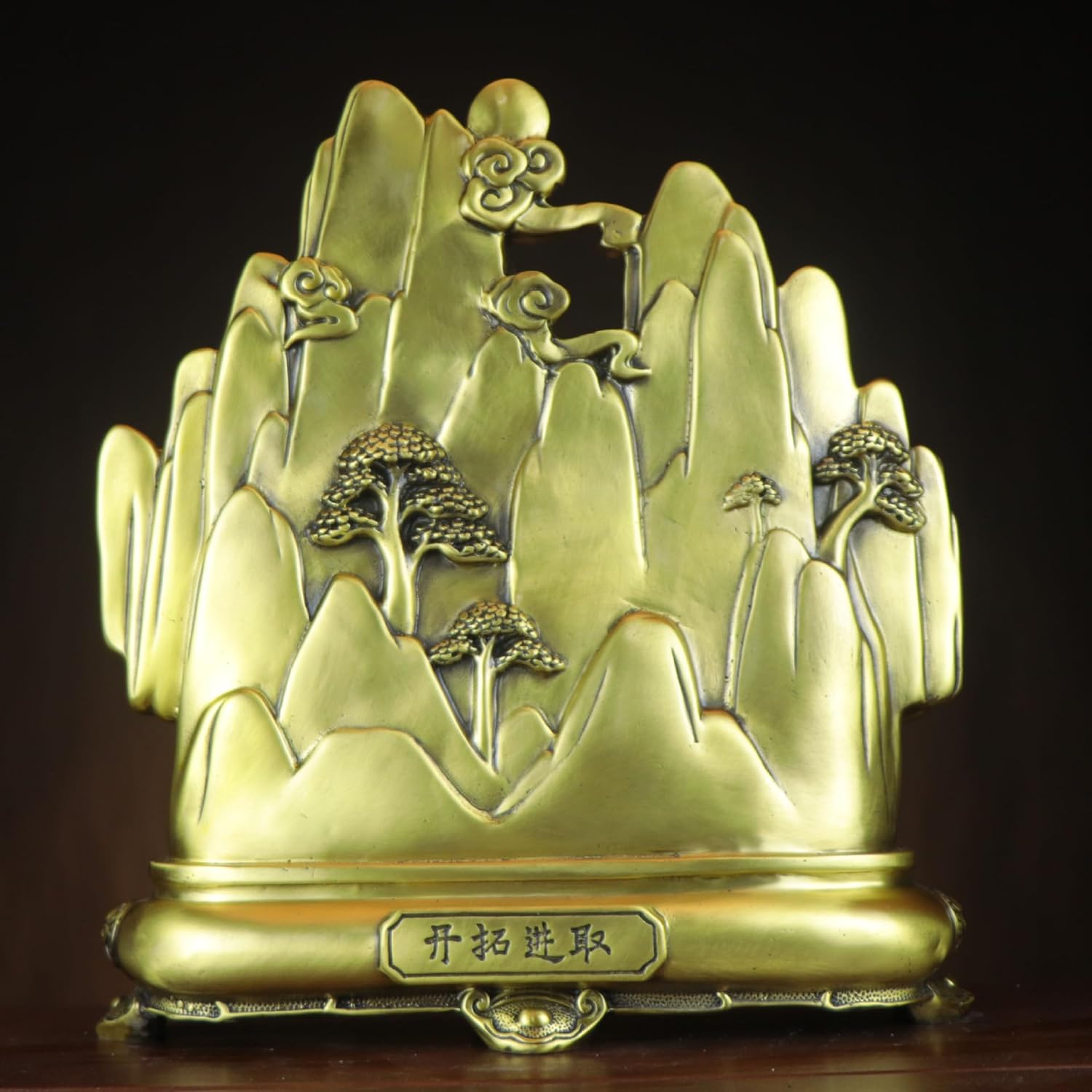 Usoway Brass Cow Decor Sculpture 46kg