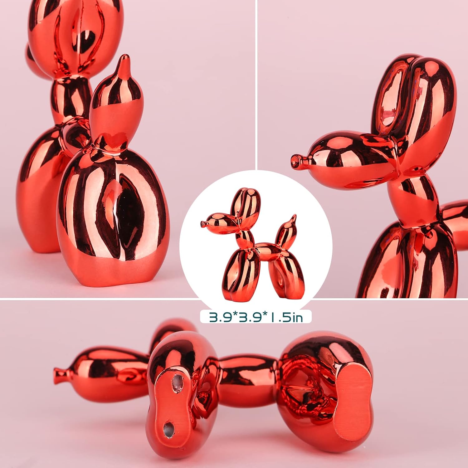 Balloon Dog Sculpture Modern Home Decor Statues
