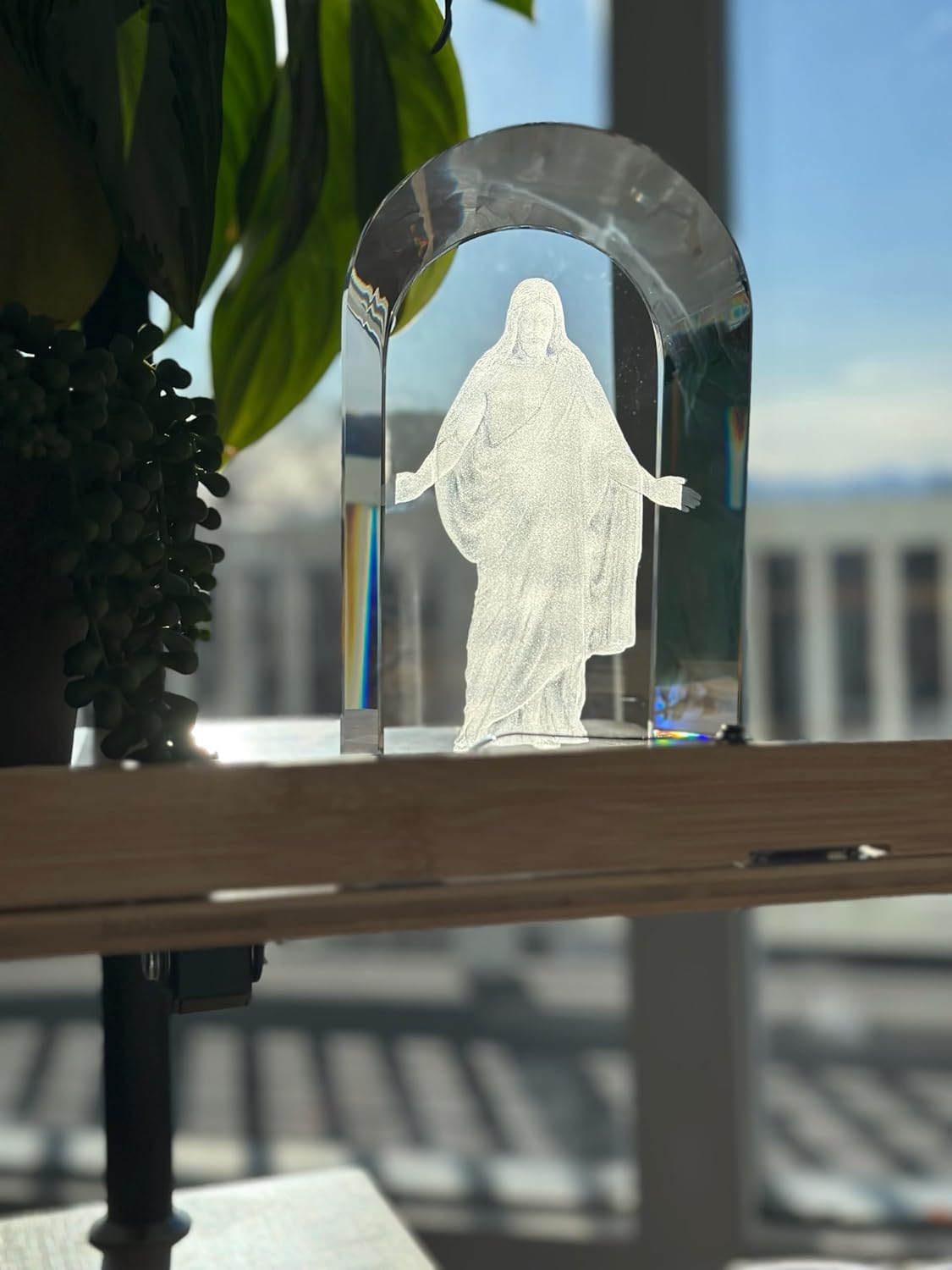 3D Laser Engraved Christus Mini Statue