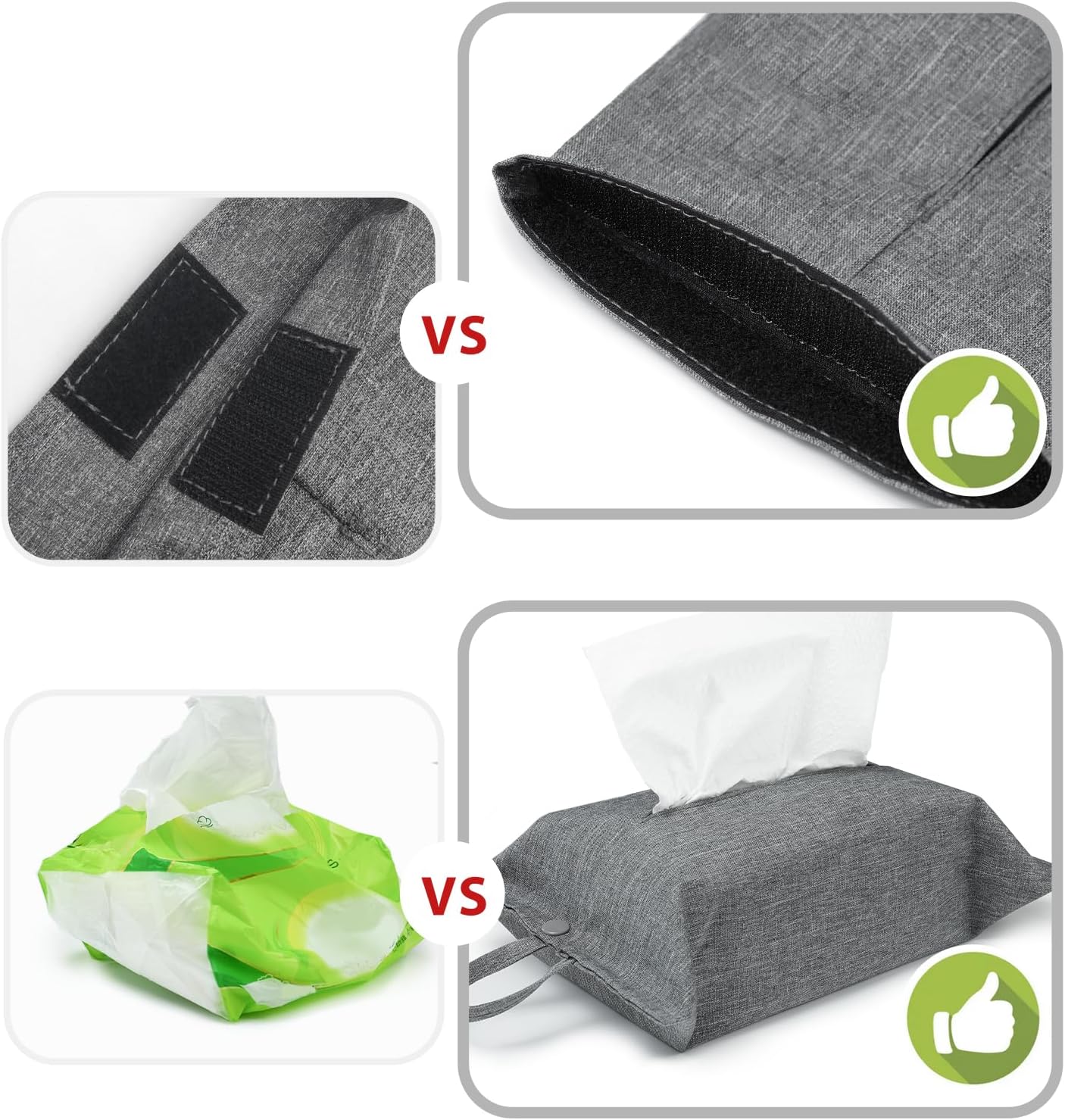 kakaforsa Reusable Tissue Holder Gray 1