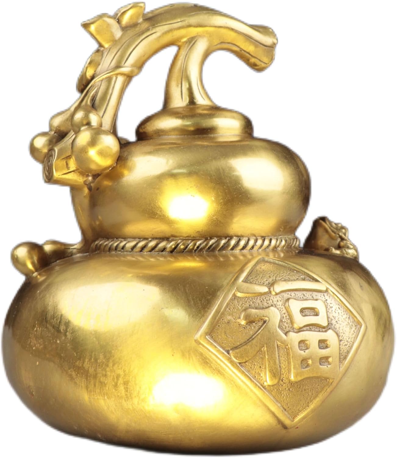 Usoway Gold Rush Gourd Metal Decor Sculpture