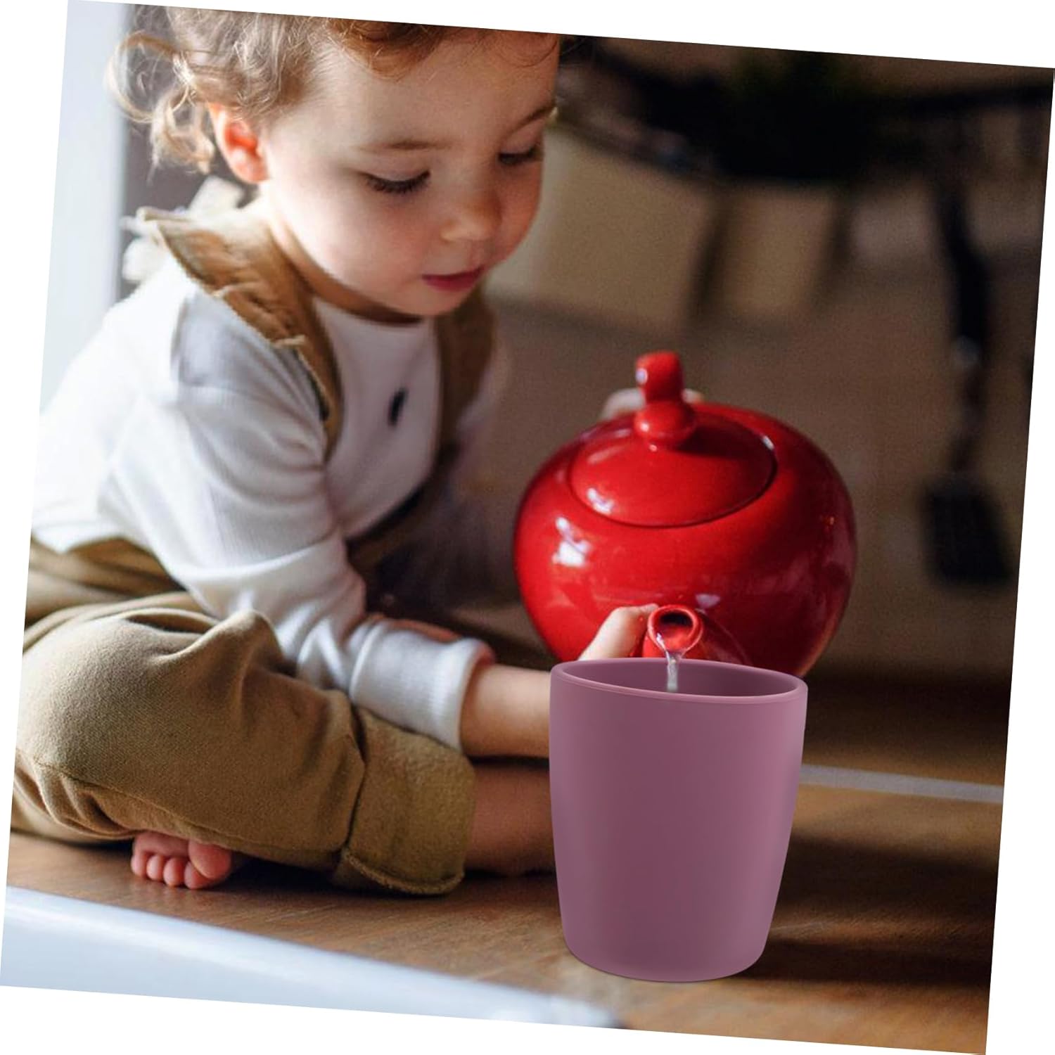 STOBAZA Silicone Straight Training Cup for Kids and Adults