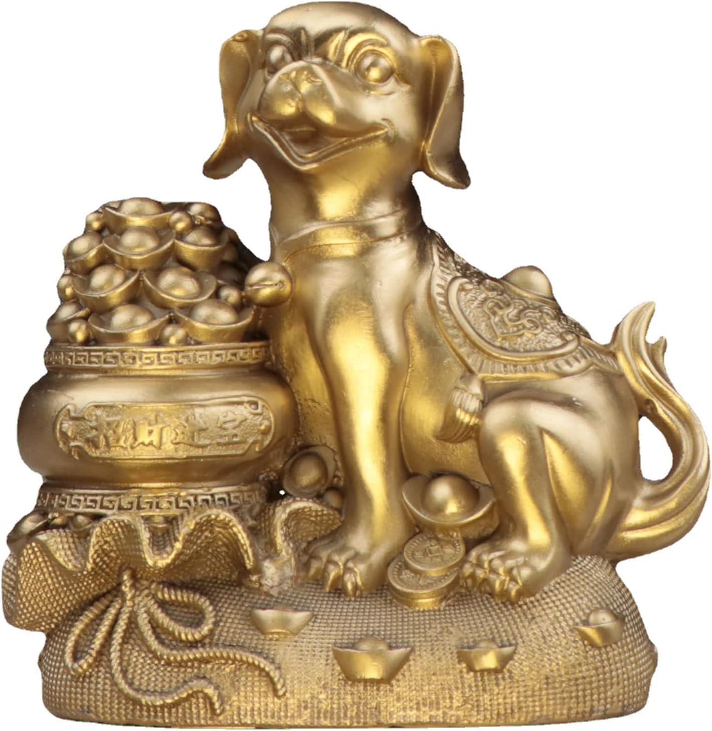 Usoway Home Office Decor Collectible Figurine Copper Dog