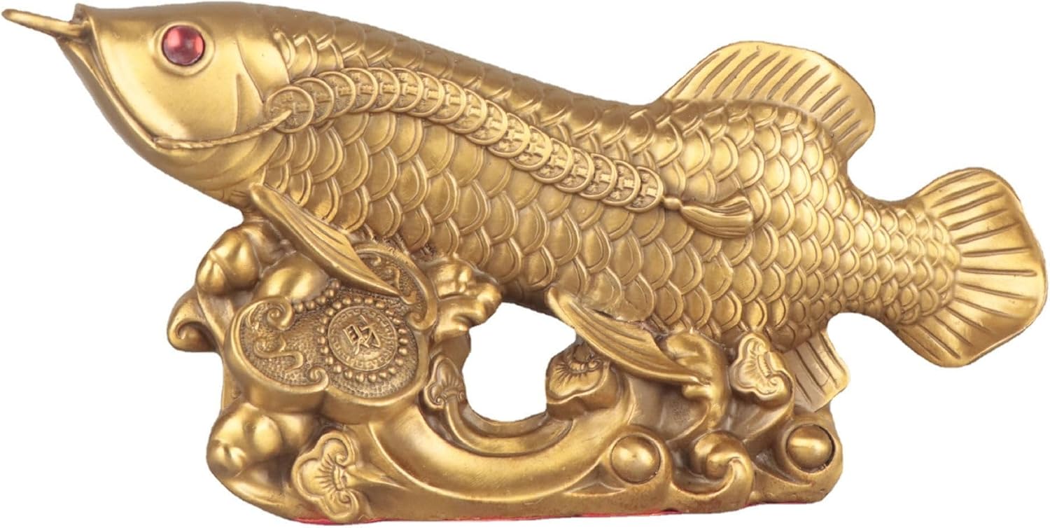 Usoway Yearly Abundance Desktop Metal Decor Figurine