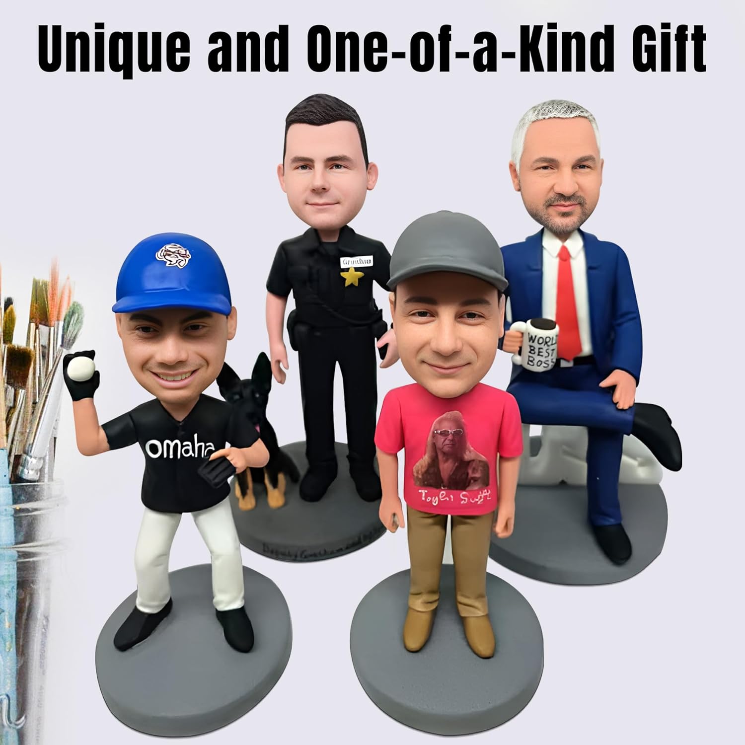 Custom Military Bobblehead Figure - Personalized for Boyfriend Gift