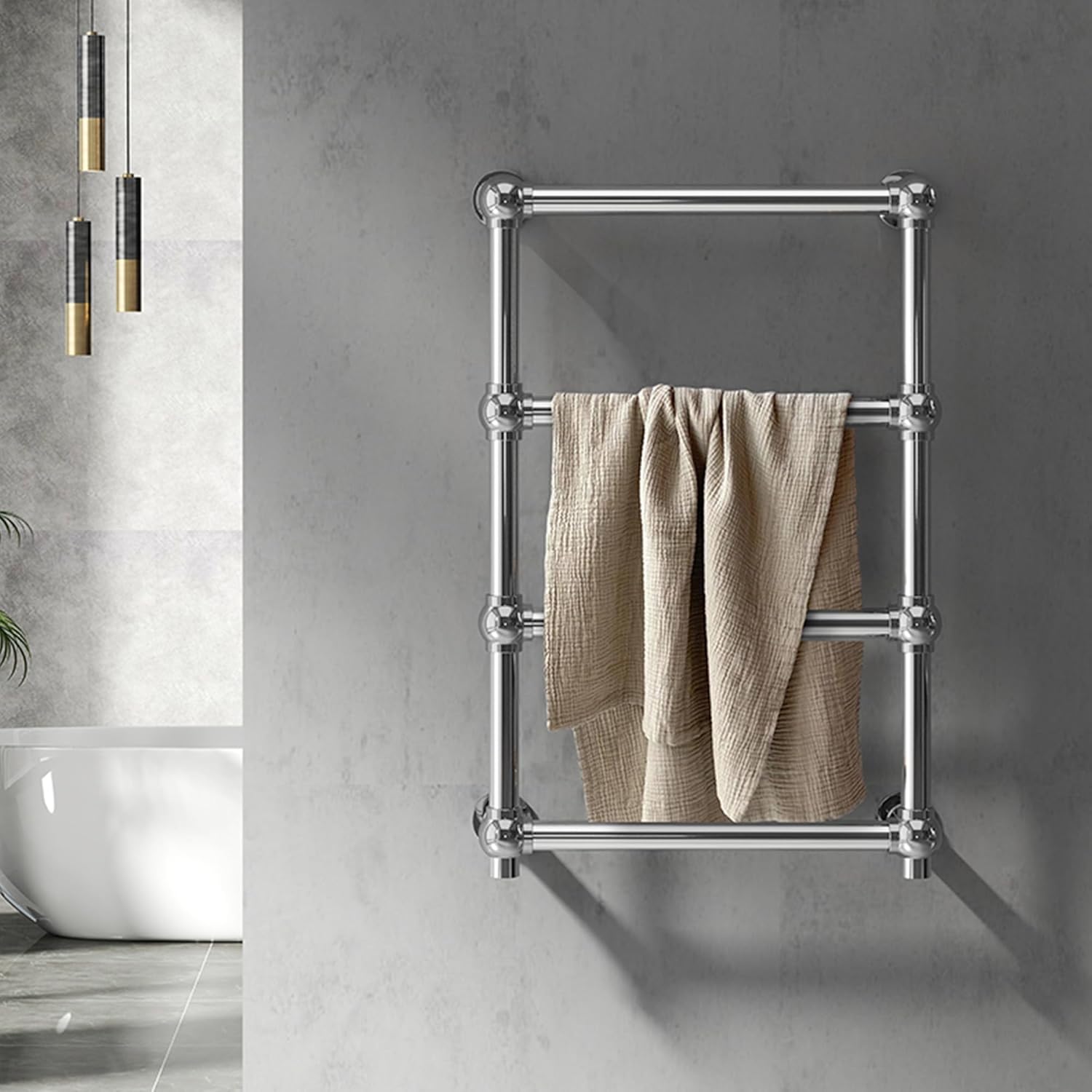 PBhusri Luxurious Polished Towel Rail Warmer