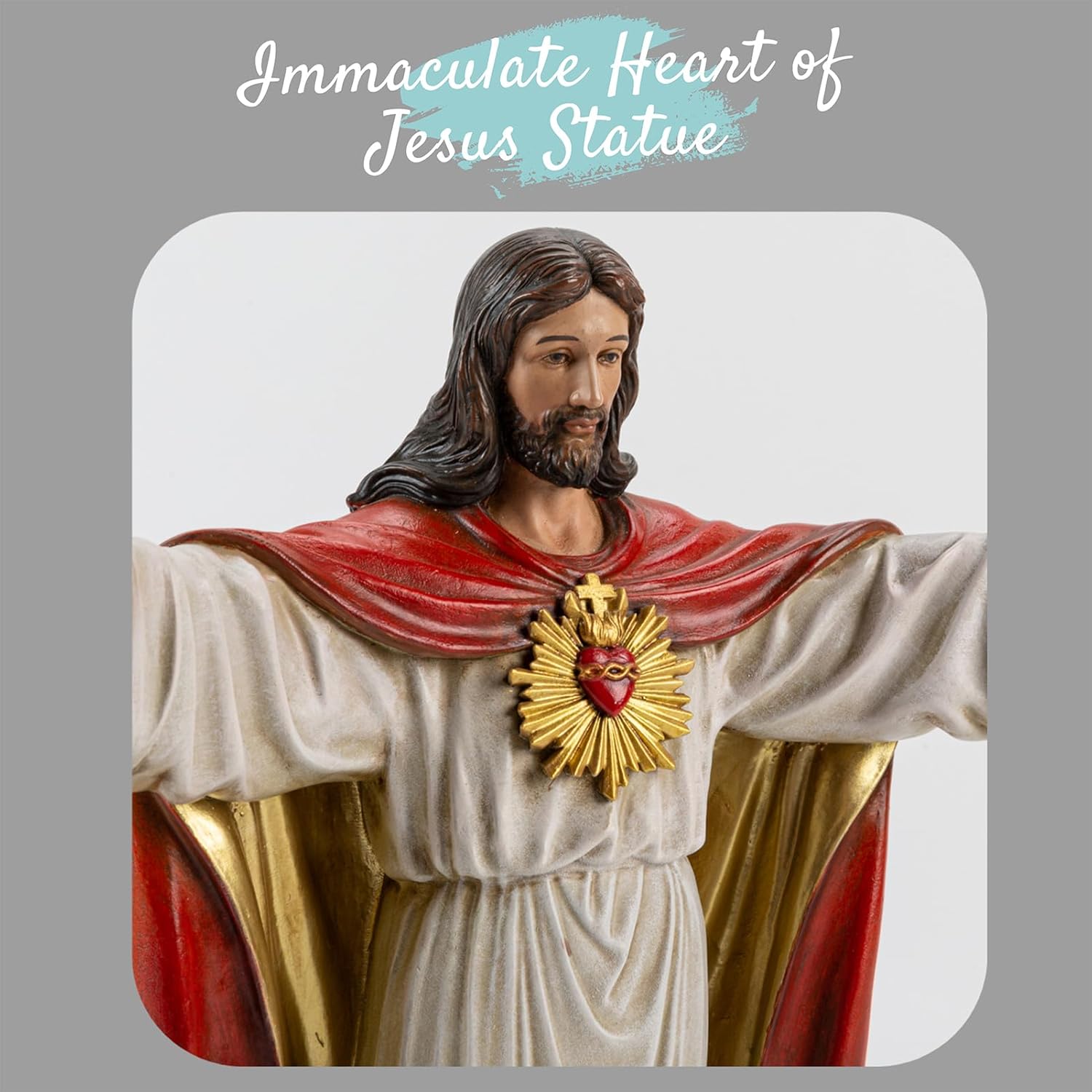 Grace4Joy 125 Inch Jesus Christ Statue