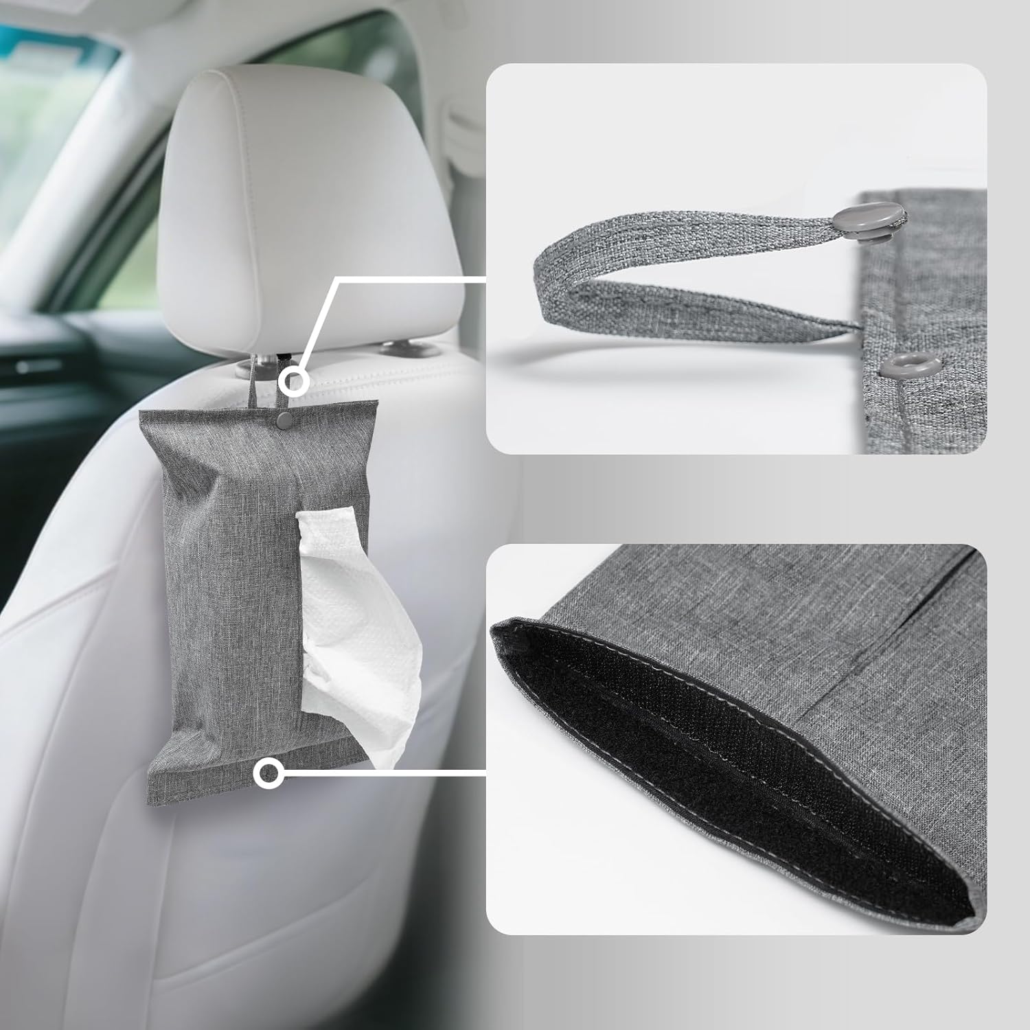 kakaforsa Reusable Tissue Holder Gray 1