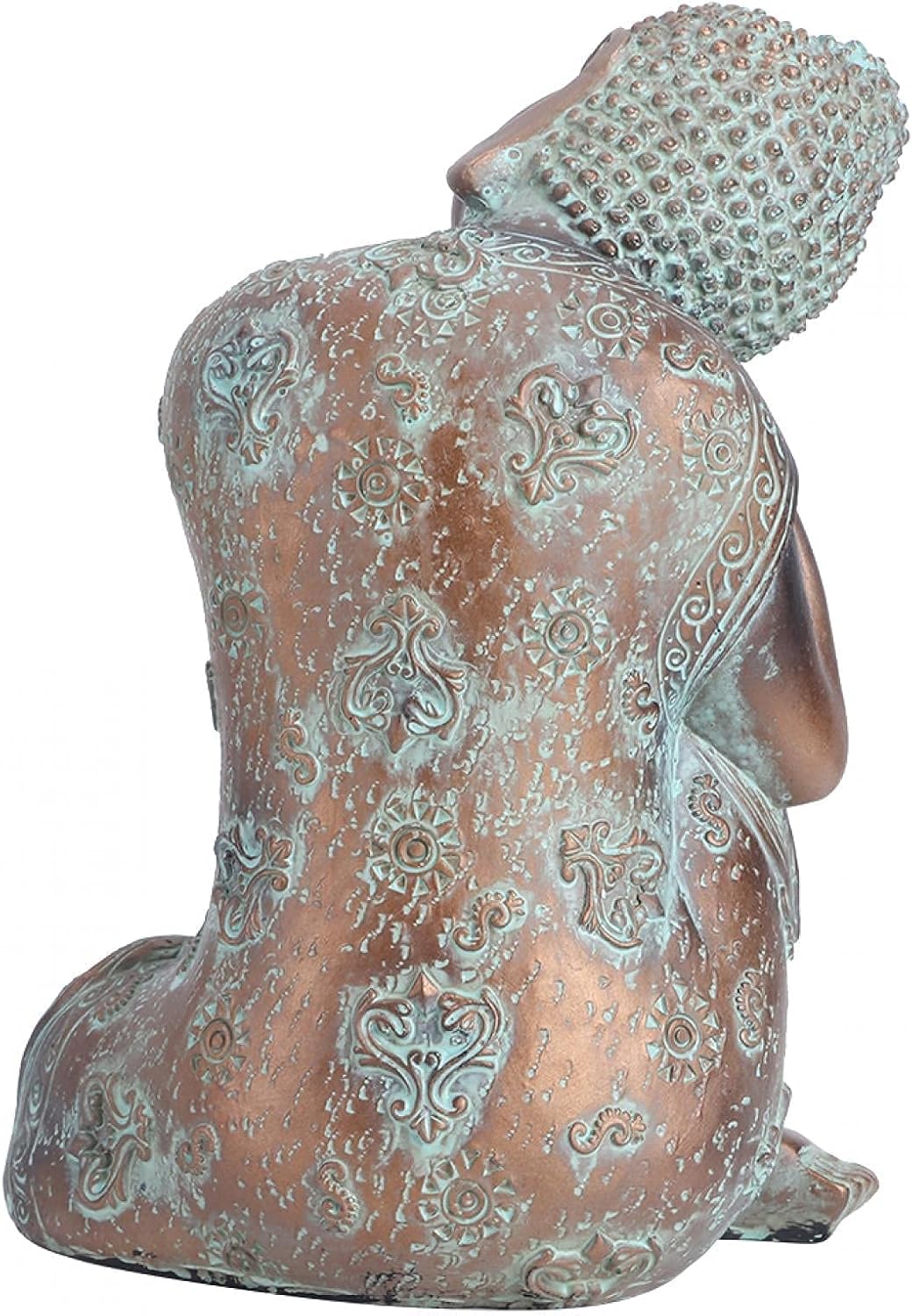 Hand Painted Buddha Statue Southeast Asian Style Decor
