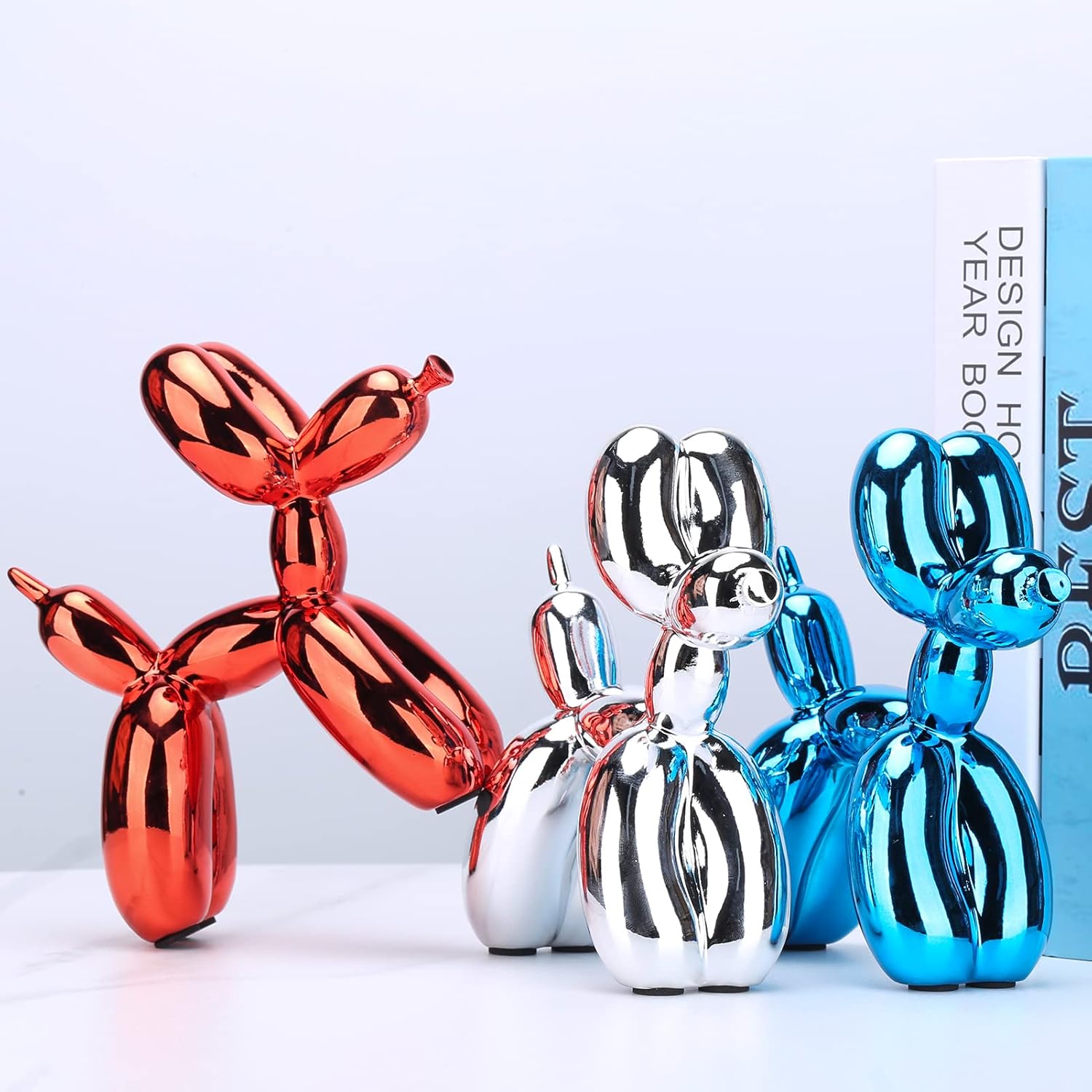 Balloon Dog Sculpture Modern Home Decor Statues