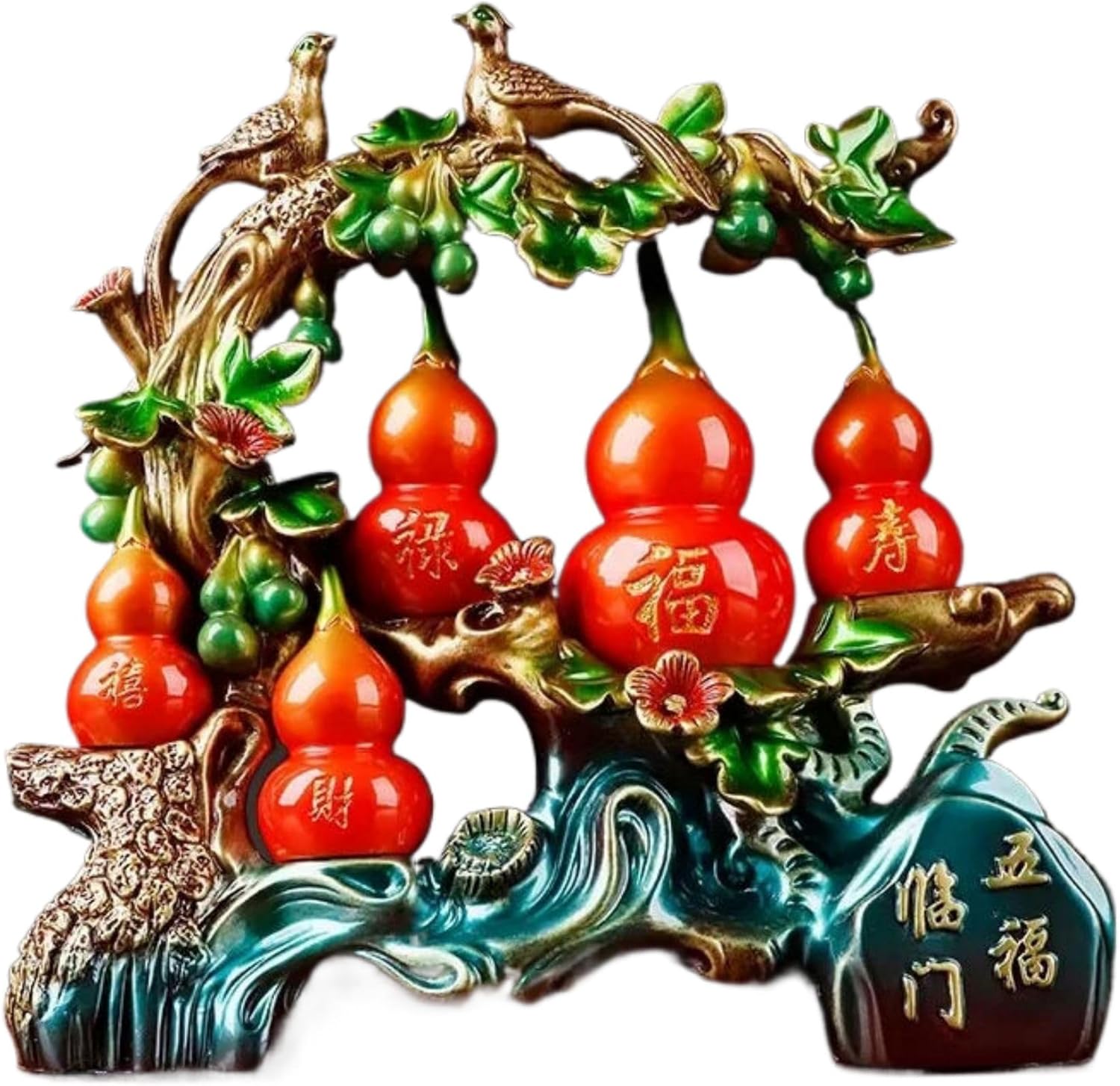 Chinese Feng Shui Resin Wealth Statue - 70cm