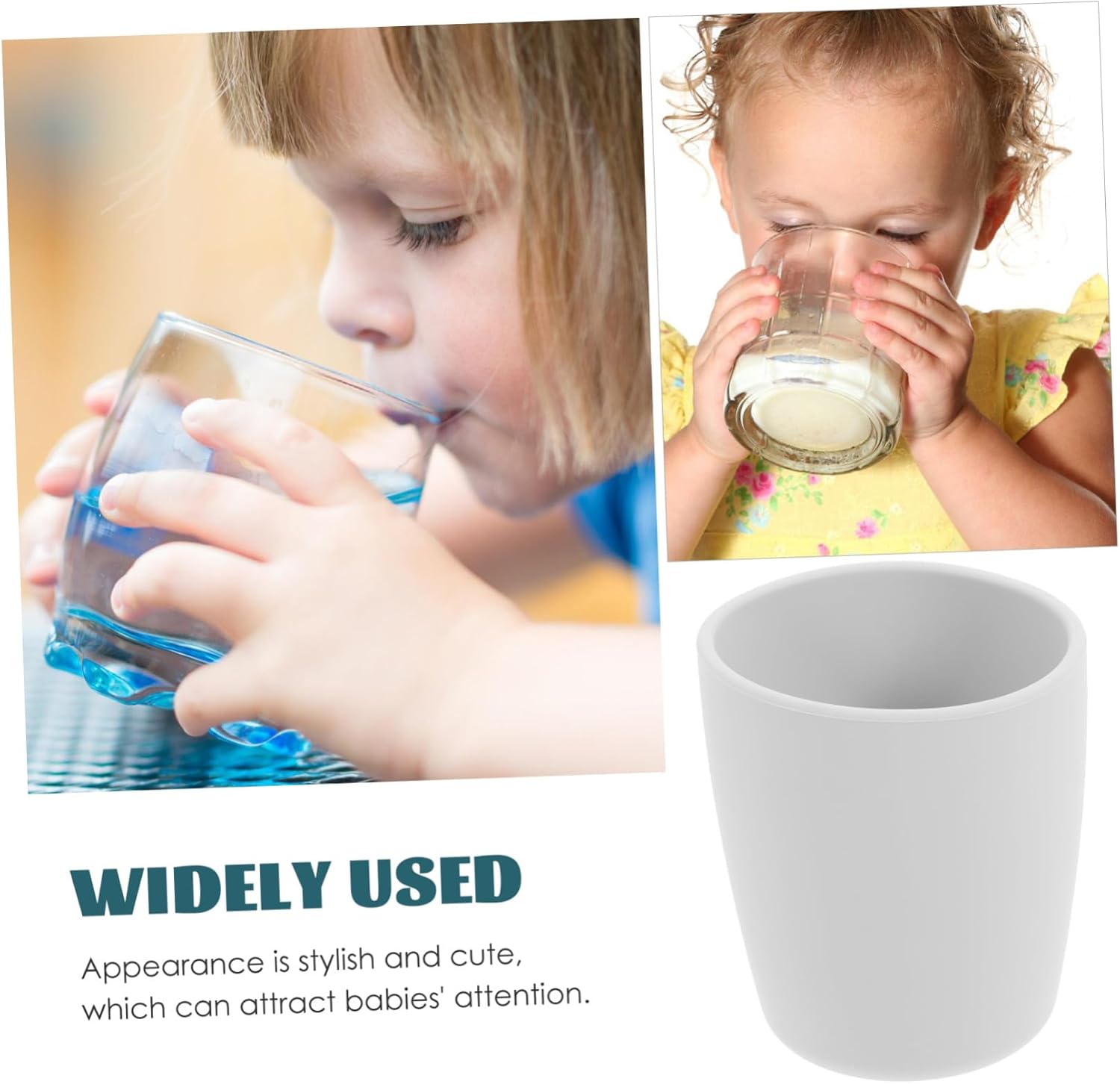 Mobestech Anti-Drop Silicone Bathroom Cup for Easy Cleaning and Independent Drinking