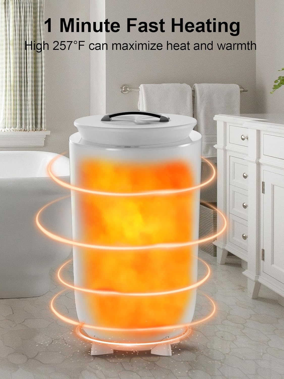 Uthfy 35L Towel Warmer Bucket with Aroma Tray