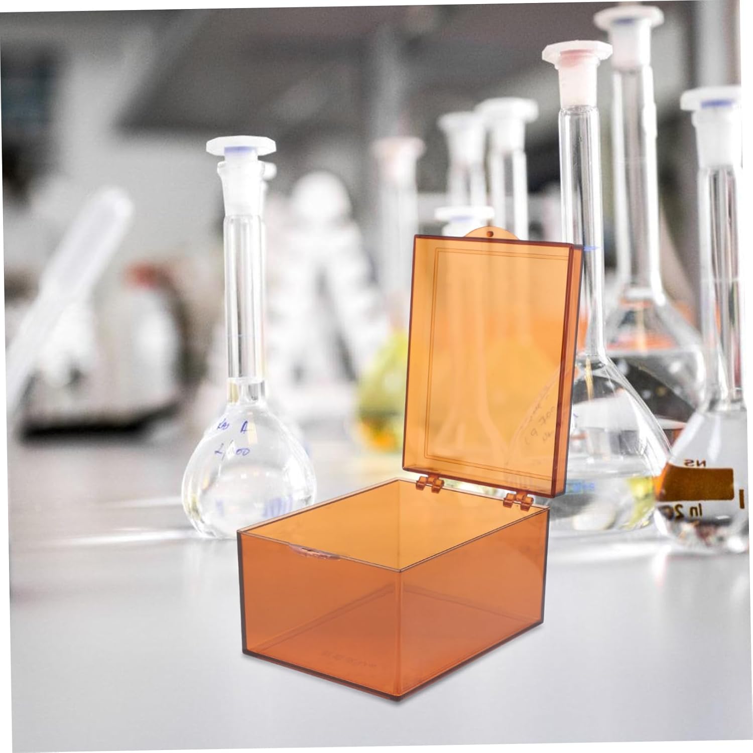 Ciieeo Lightproof Medicine Storage Container with Clear Lid