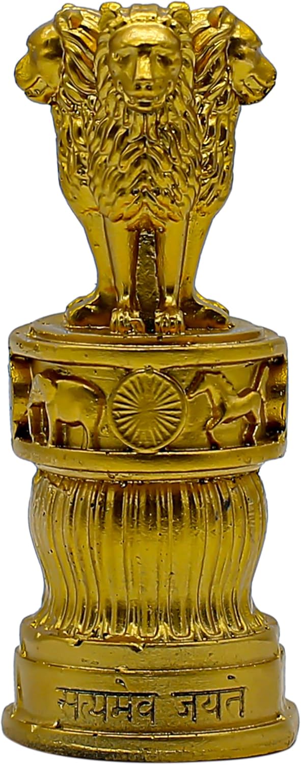 Samyuktha Ashoka Pillar Stambh 5 Inch Sculpture
