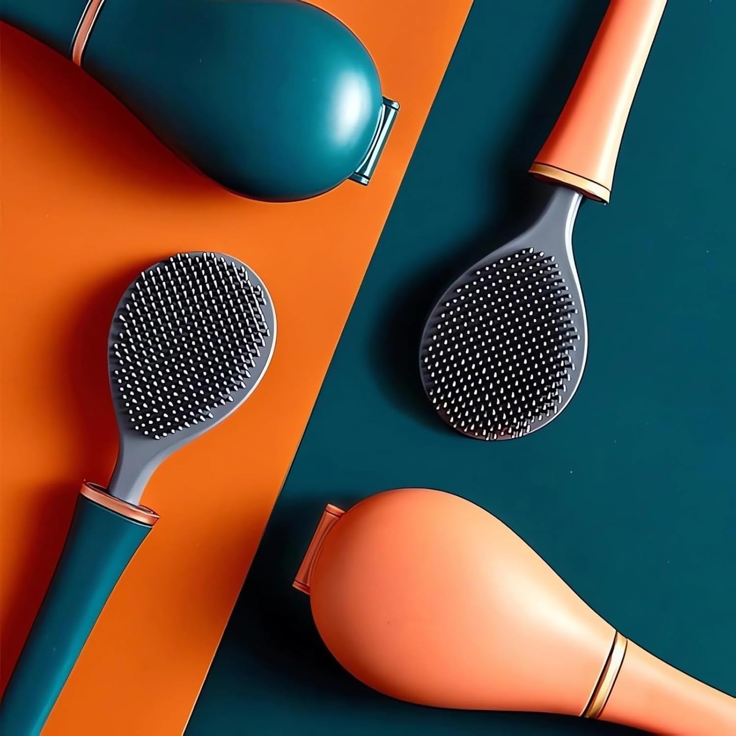Modern Flexible Silicone Toilet Brush with Holder Set