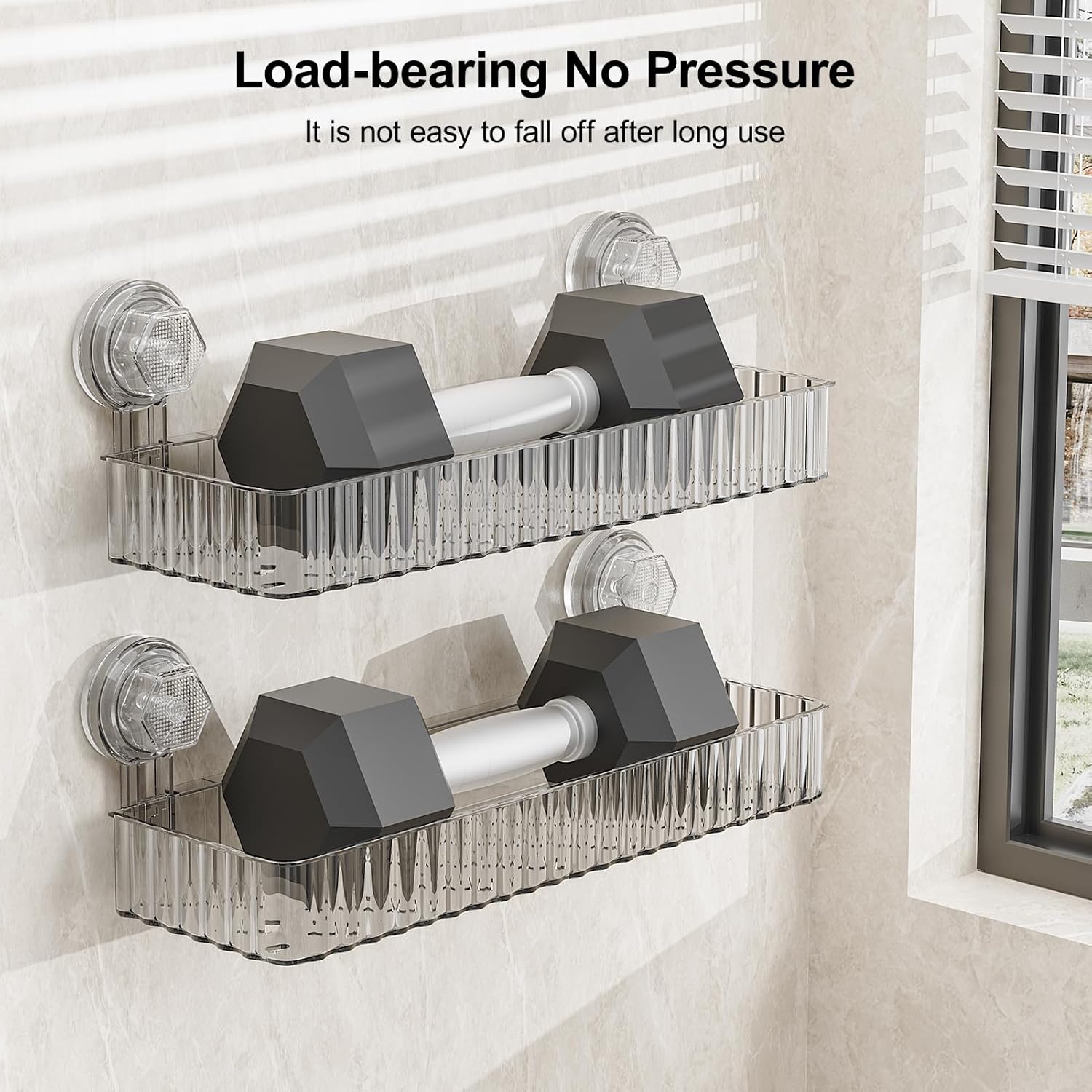 Ankoox Removable Suction Cup Shower Caddy