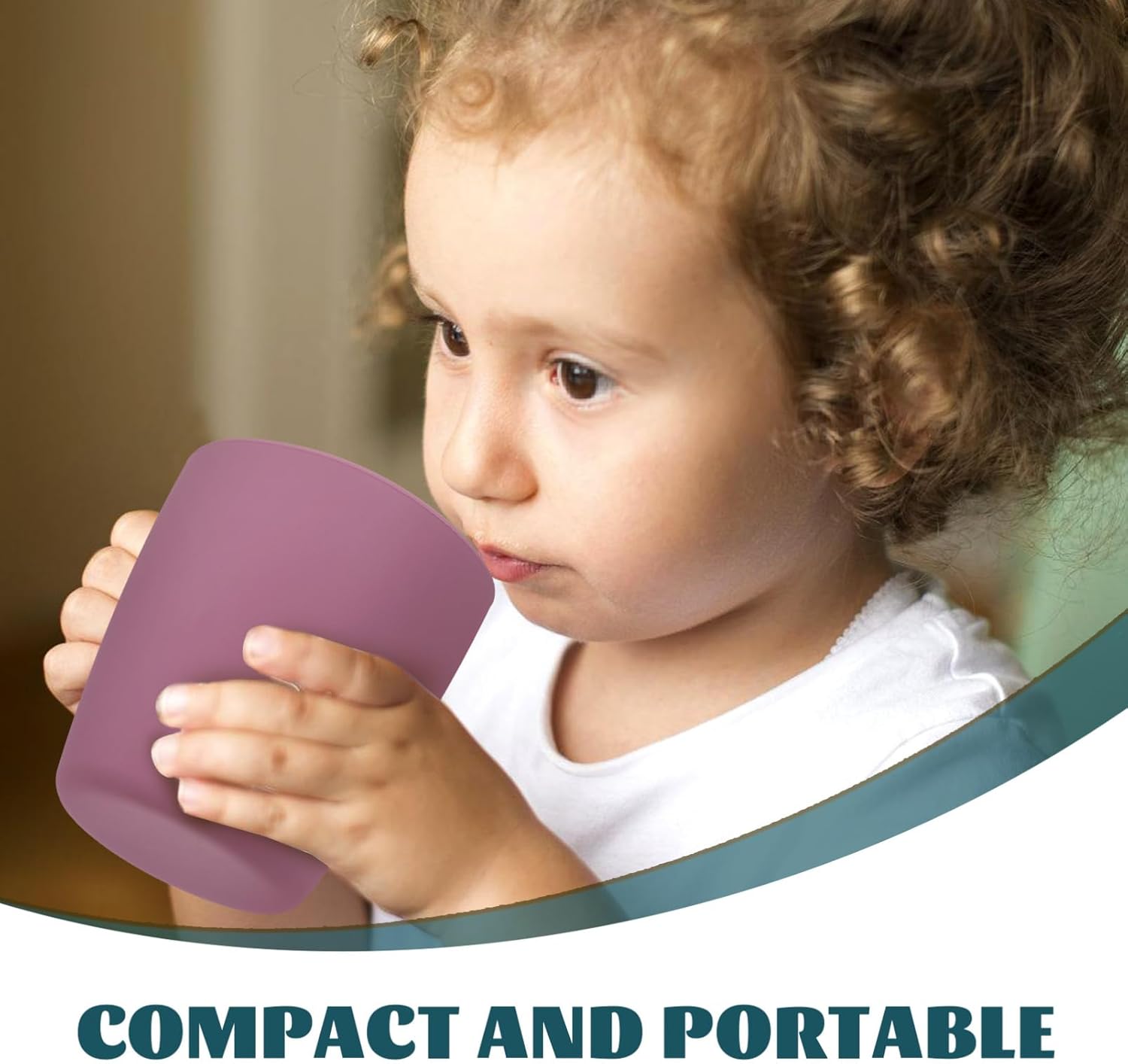 FONDOTIN Silicone Leakproof Cup for Bathroom Training