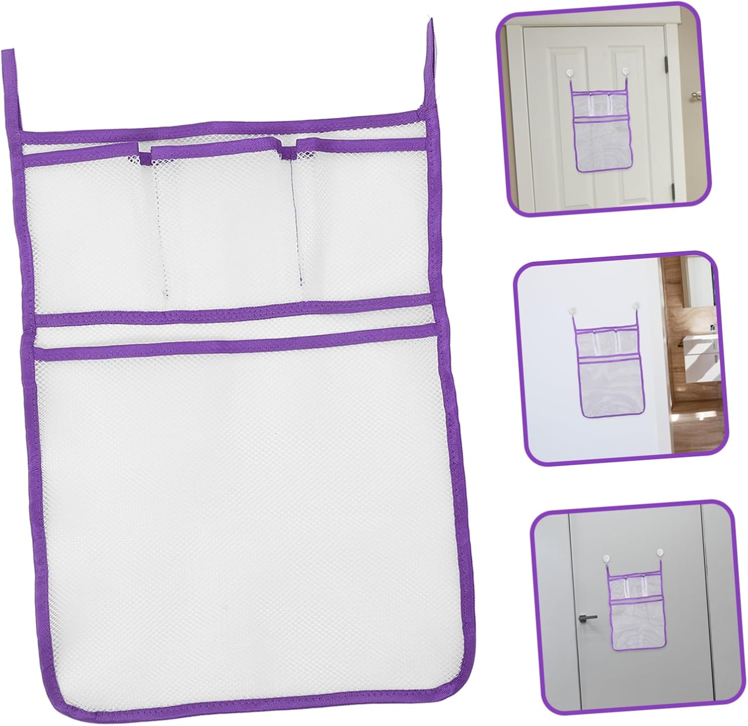FELTECHELECTR Bathroom Shower Organizer Mesh Bag