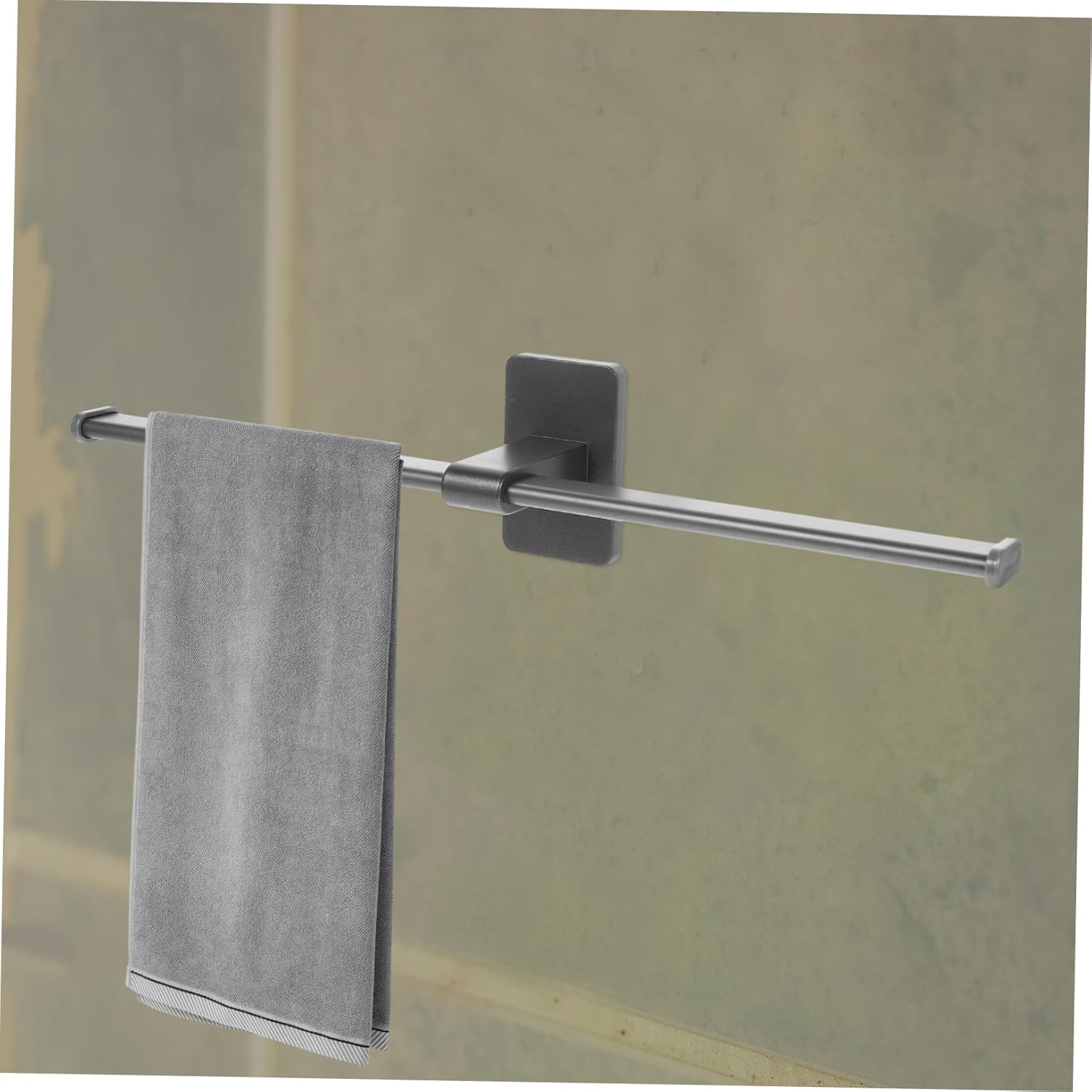 Alipis Space-Saving Wall Mounted Towel Rack No Drilling