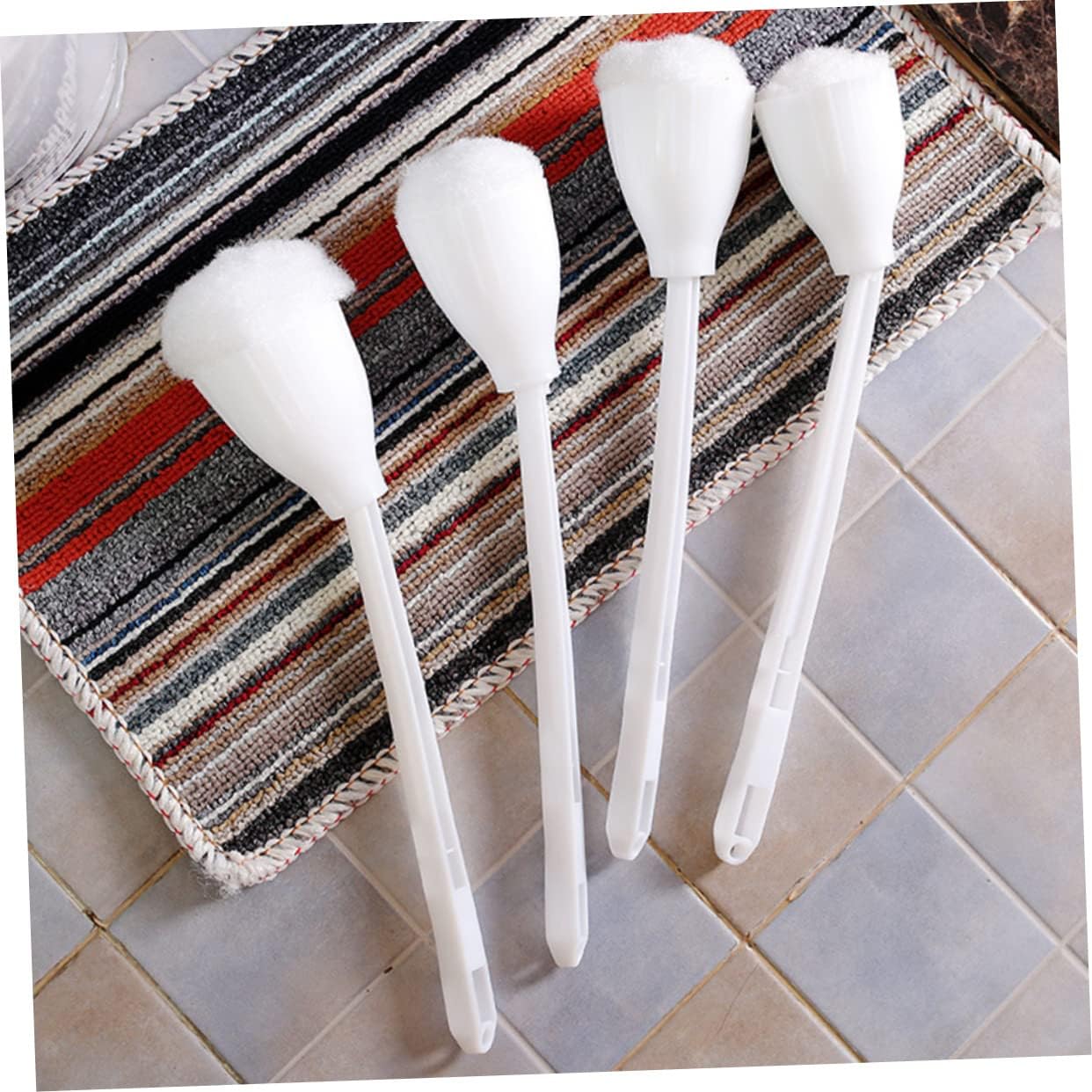 Cabilock Soft Bristles Toilet Brush Set