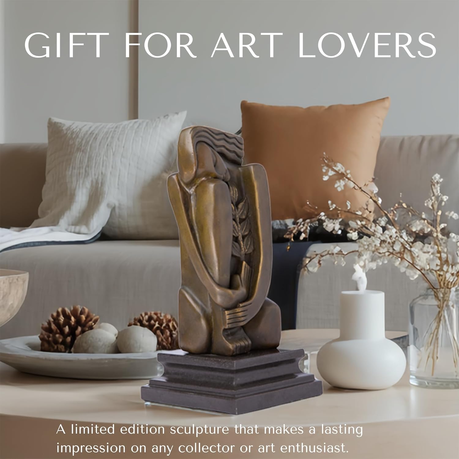YouFine 98 Signed Dal Bronze Sculpture Limited Edition Collectible Art