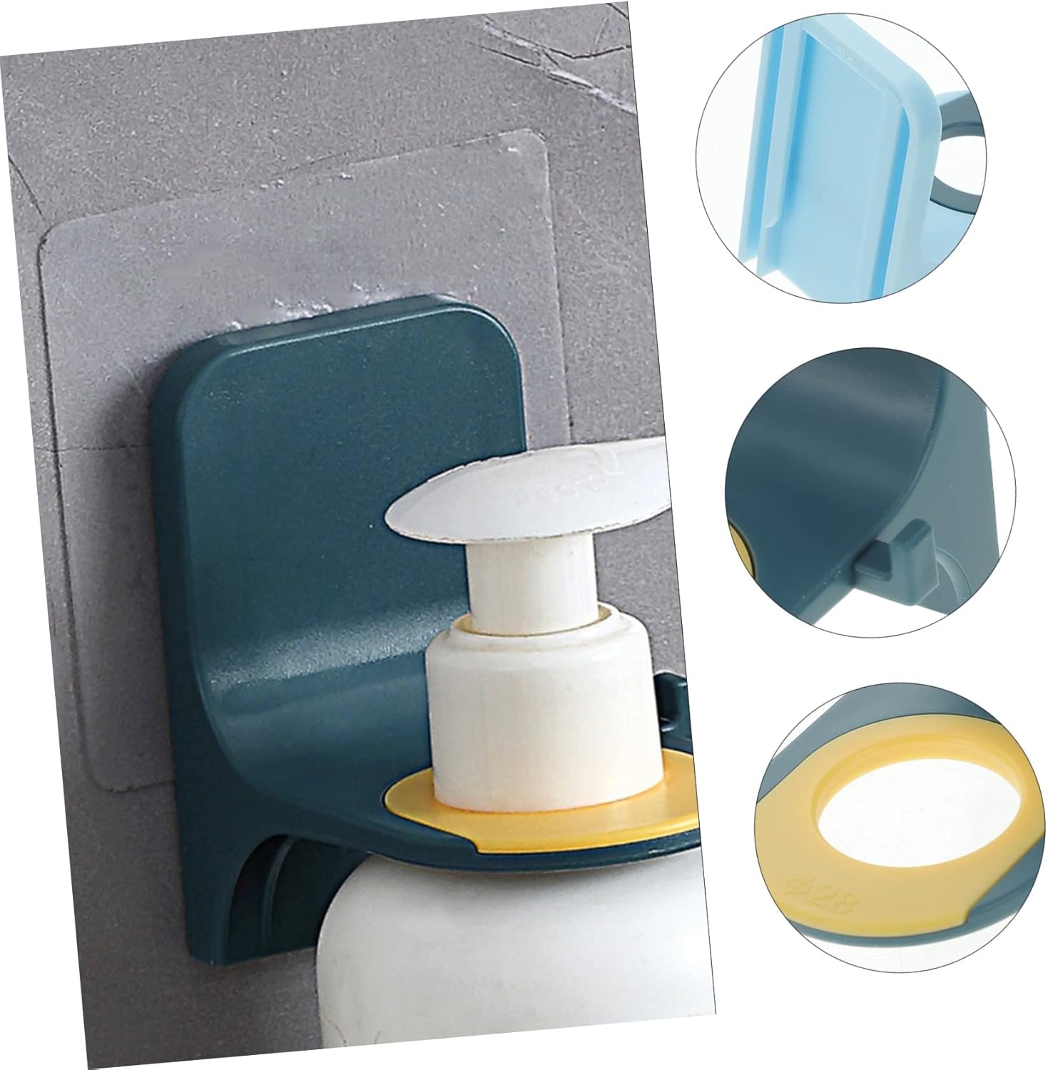Unomor Wall Mount Shampoo Gel Holder Organizer