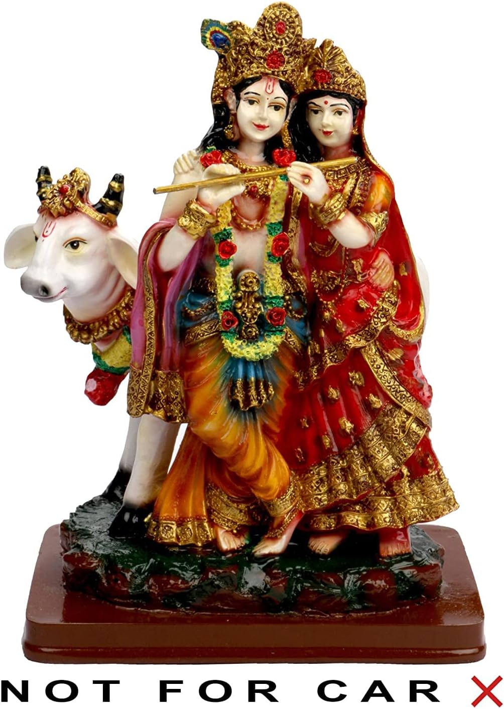 Radha Krishna Murti Idol Showpiece God Jugaljodi for Home Office Temple