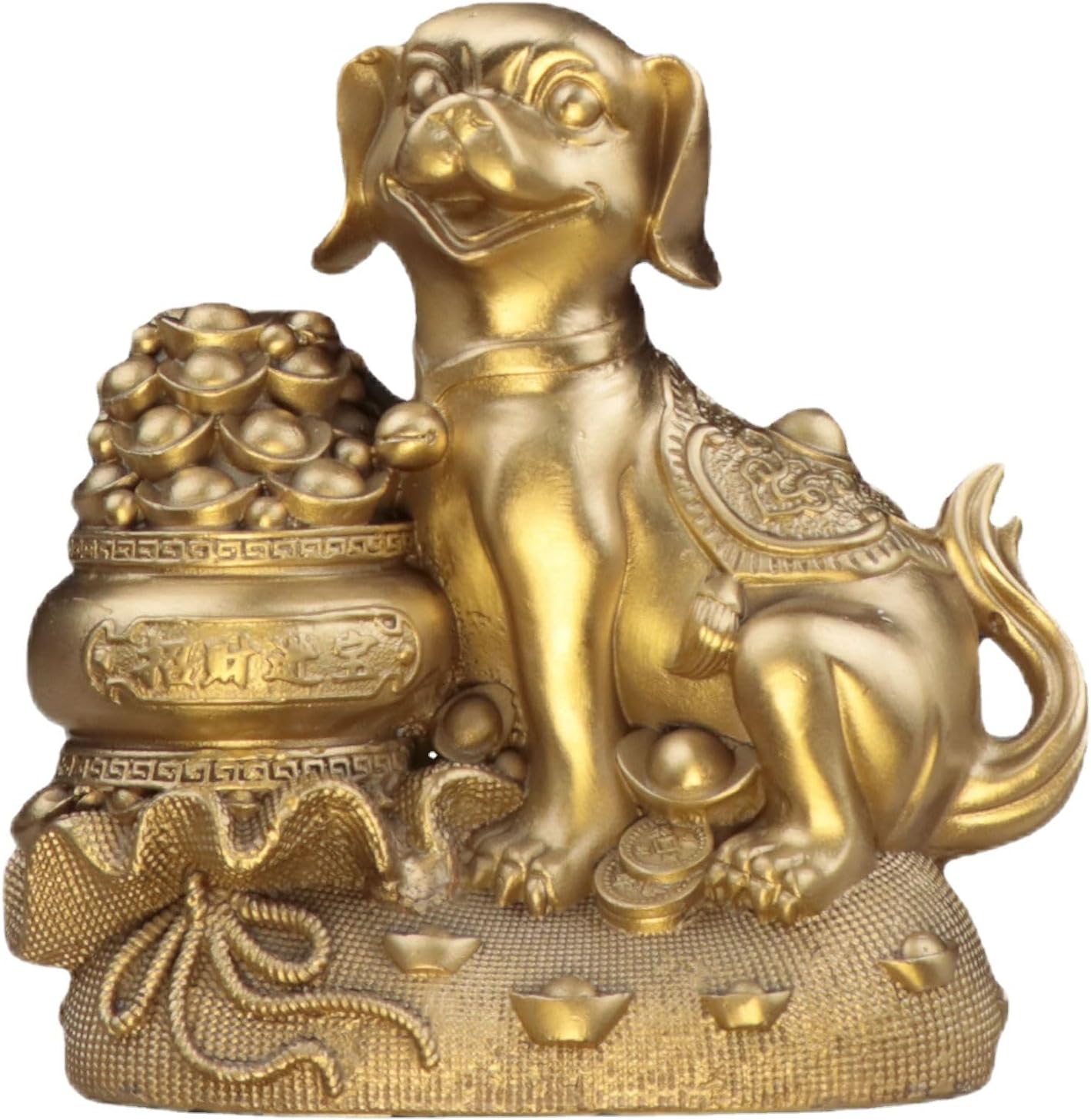 Usoway Home Office Decor Collectible Figurine Copper Dog