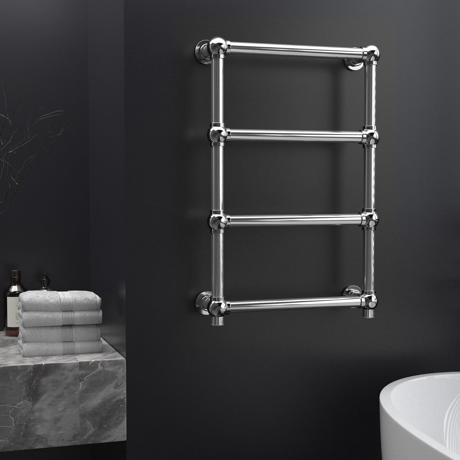 PBhusri Luxurious Polished Towel Rail Warmer