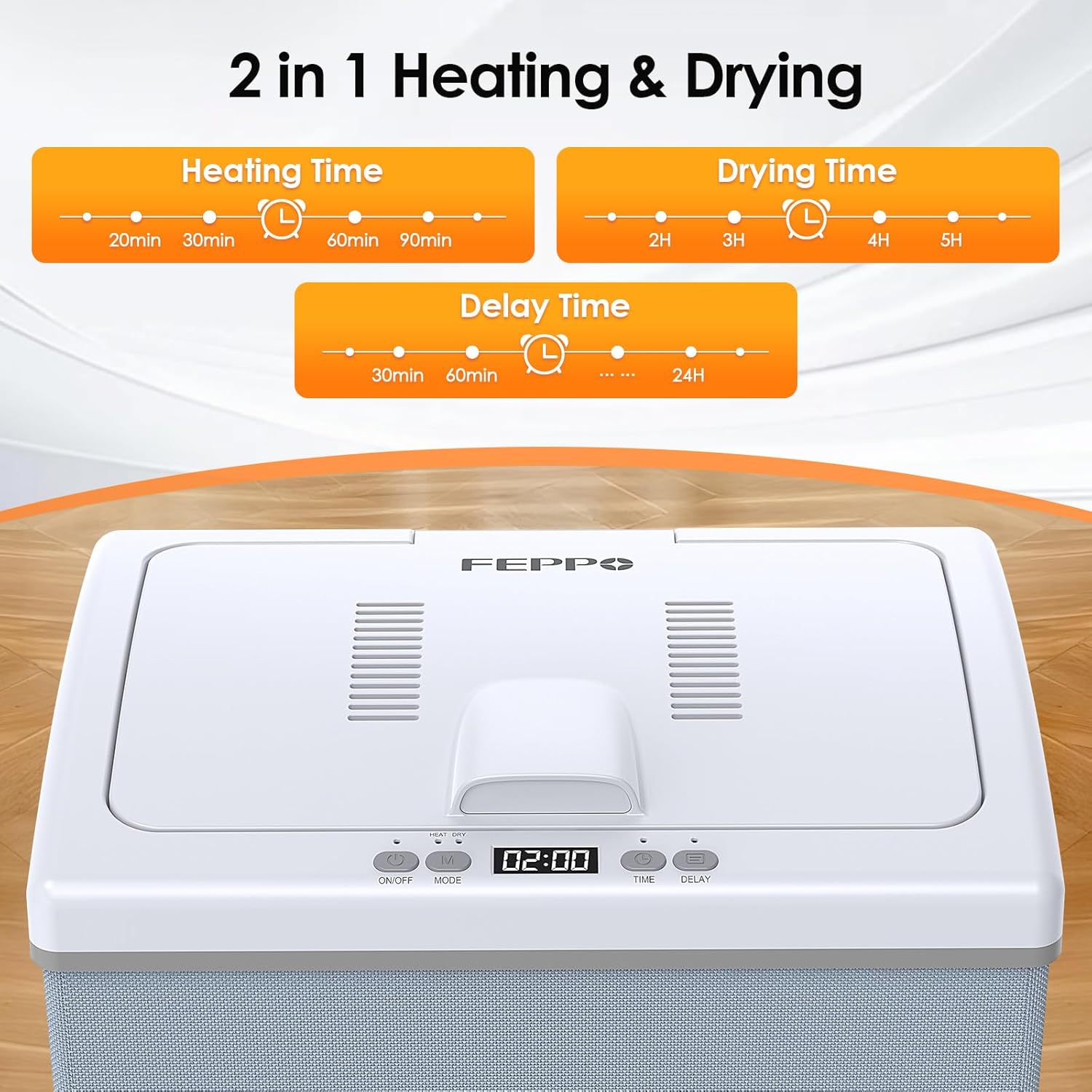 FEPPO 10 Gallon Luxury Towel Warmer with 2-in-1 Heating