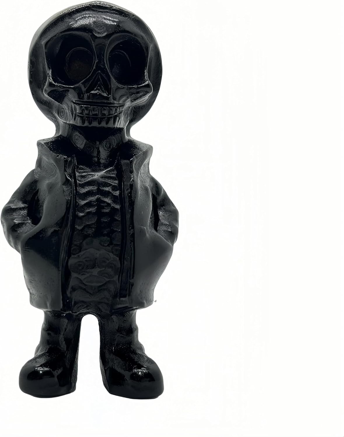 Obsidian Halloween Skull Crystal Figurine 1
