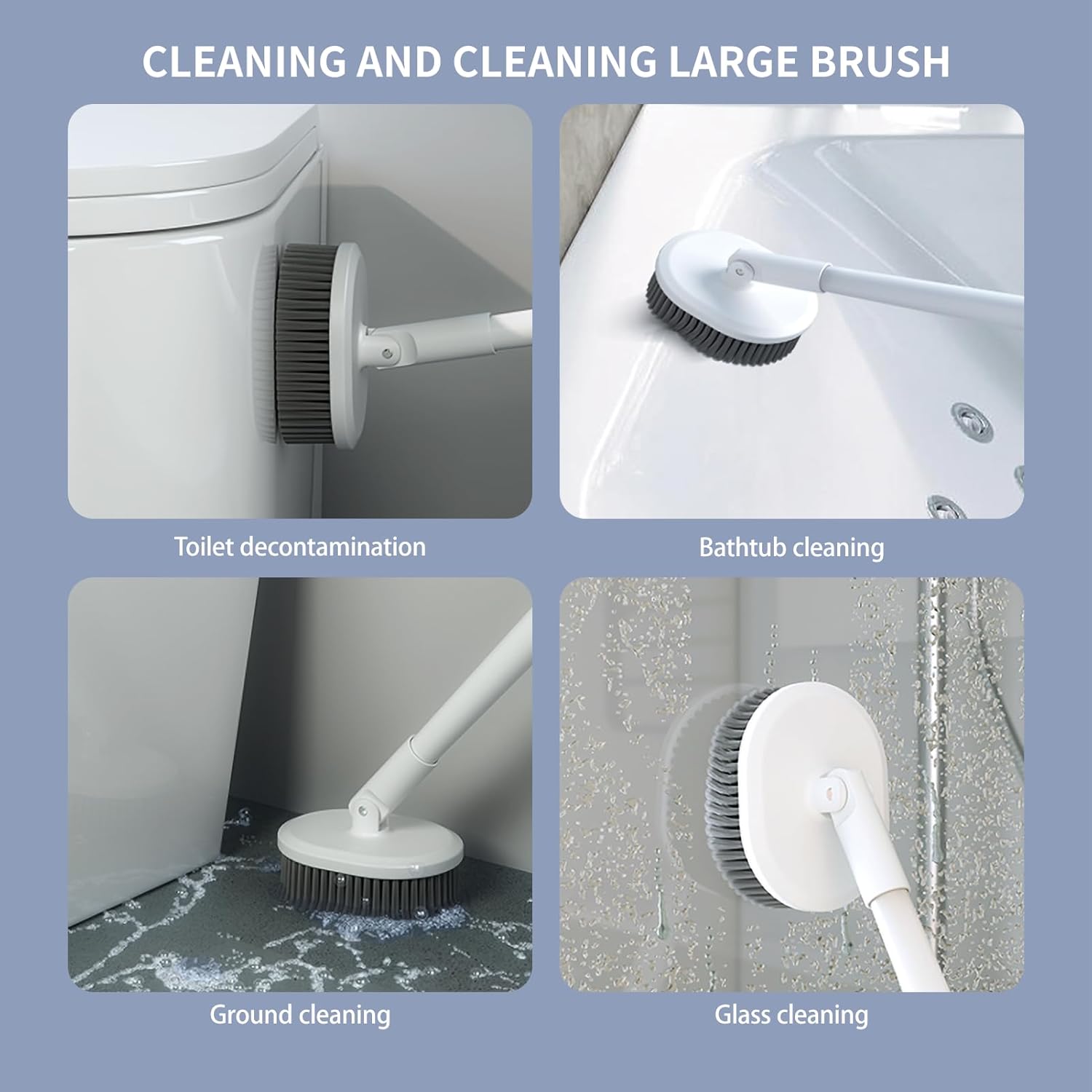 JIEKEDANLIN Toilet Brush Set with Holder