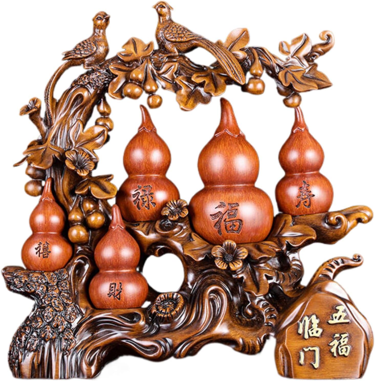 New Feng Shui Resin Wealth Statue - 32cm Home Decor