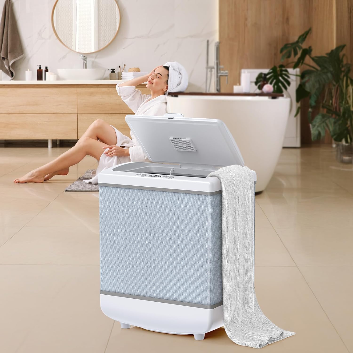 FEPPO 10 Gallon Luxury Towel Warmer with 2-in-1 Heating