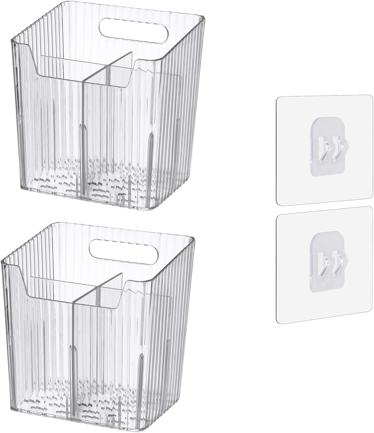Lae Nuvole Set Of 2 Wall Mounted Shower Caddy Organizer Bins