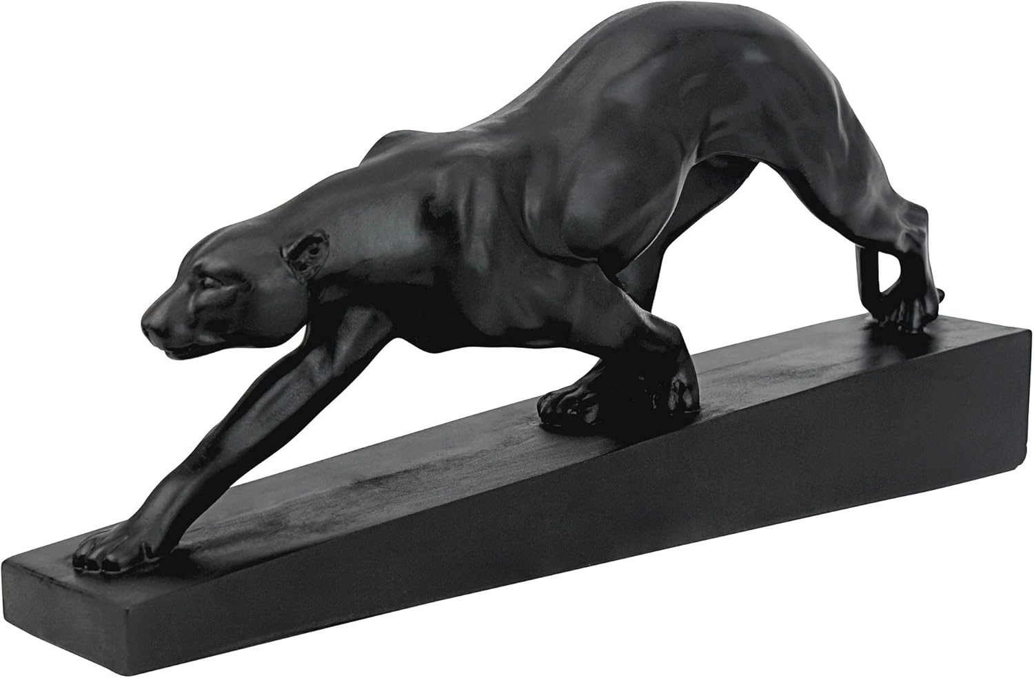 Design Toscano Panther on the Prowl Art Deco Statue 16 Inch Black