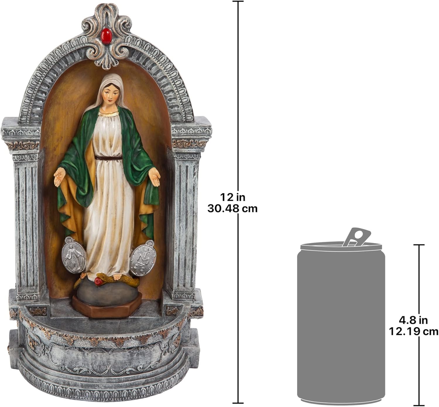 Design Toscano Virgin Mary Statue 12 Inch 1