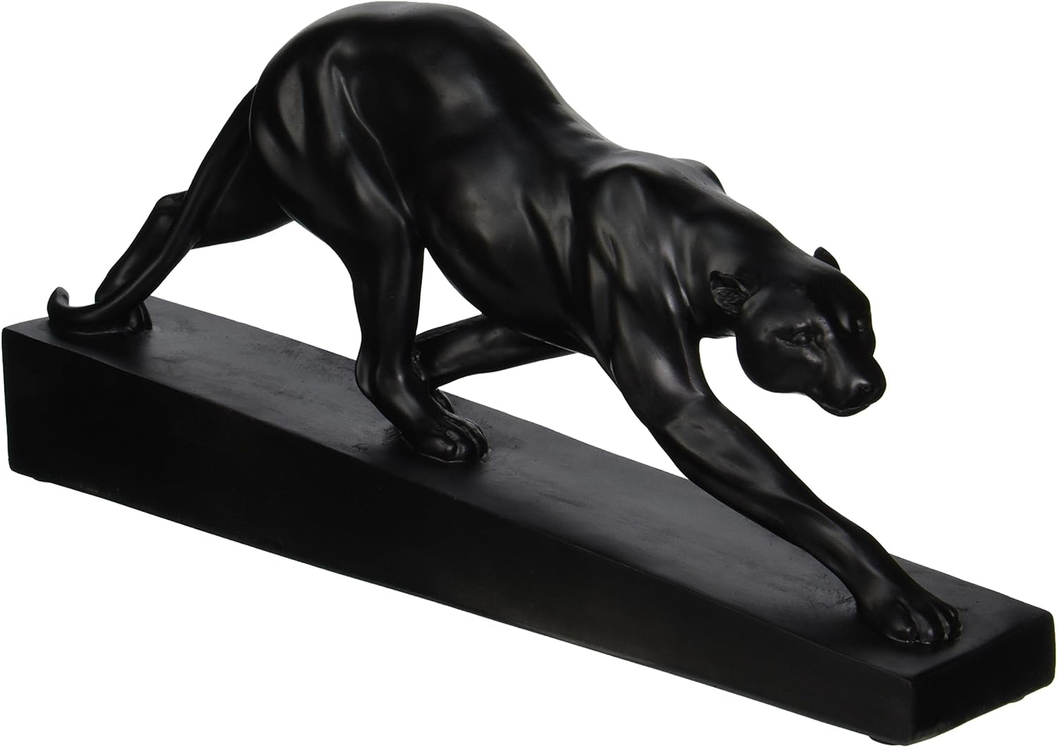 Design Toscano Panther on the Prowl Art Deco Statue 16 Inch Black