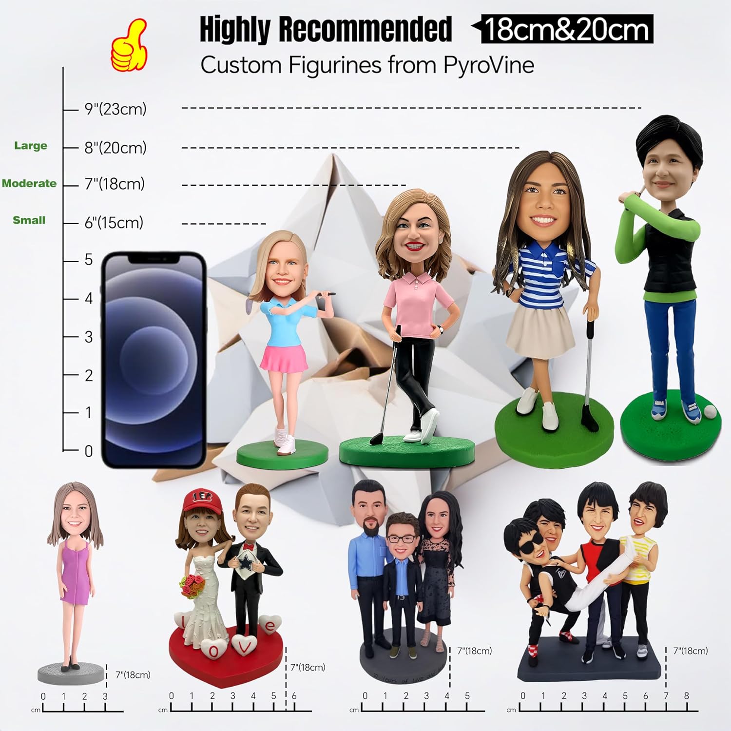 Custom Golf Bobbleheads for Personalized Gifts 1