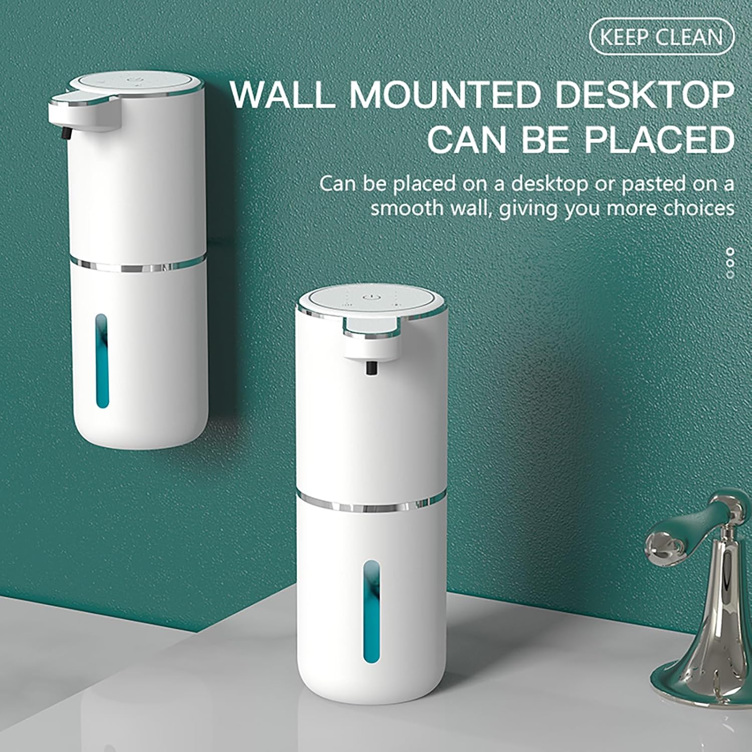 YEWENI USB Rechargeable Touchless Soap Dispenser 1