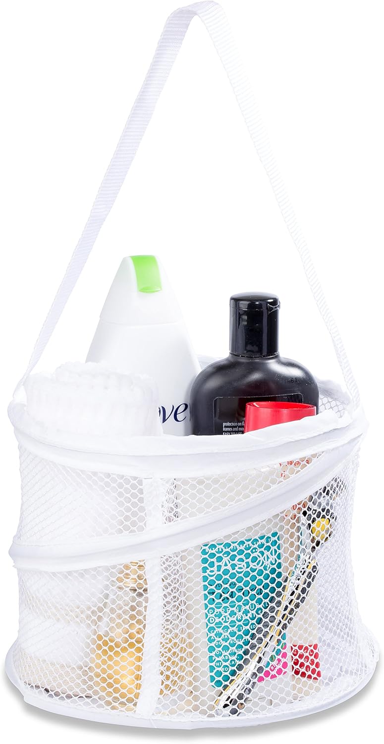 Handy Laundry Foldable Shower Caddy - White