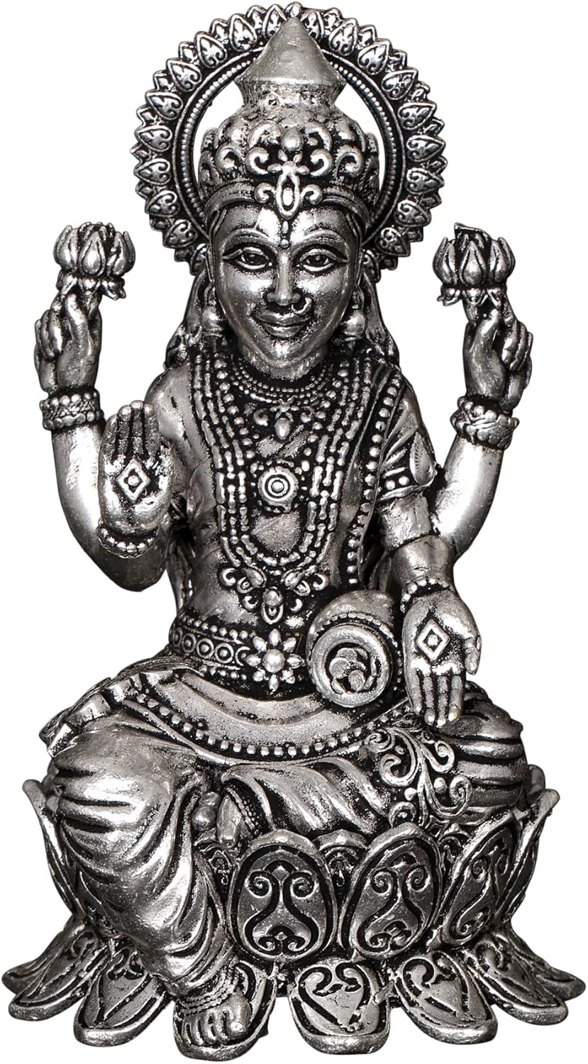 Small Superfine Goddess Lakshmi Statue for Pooja Home Temple