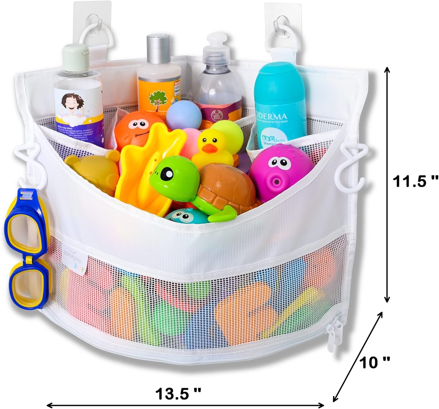 Comfylife Mesh Bath Toy Holder Organizer 1