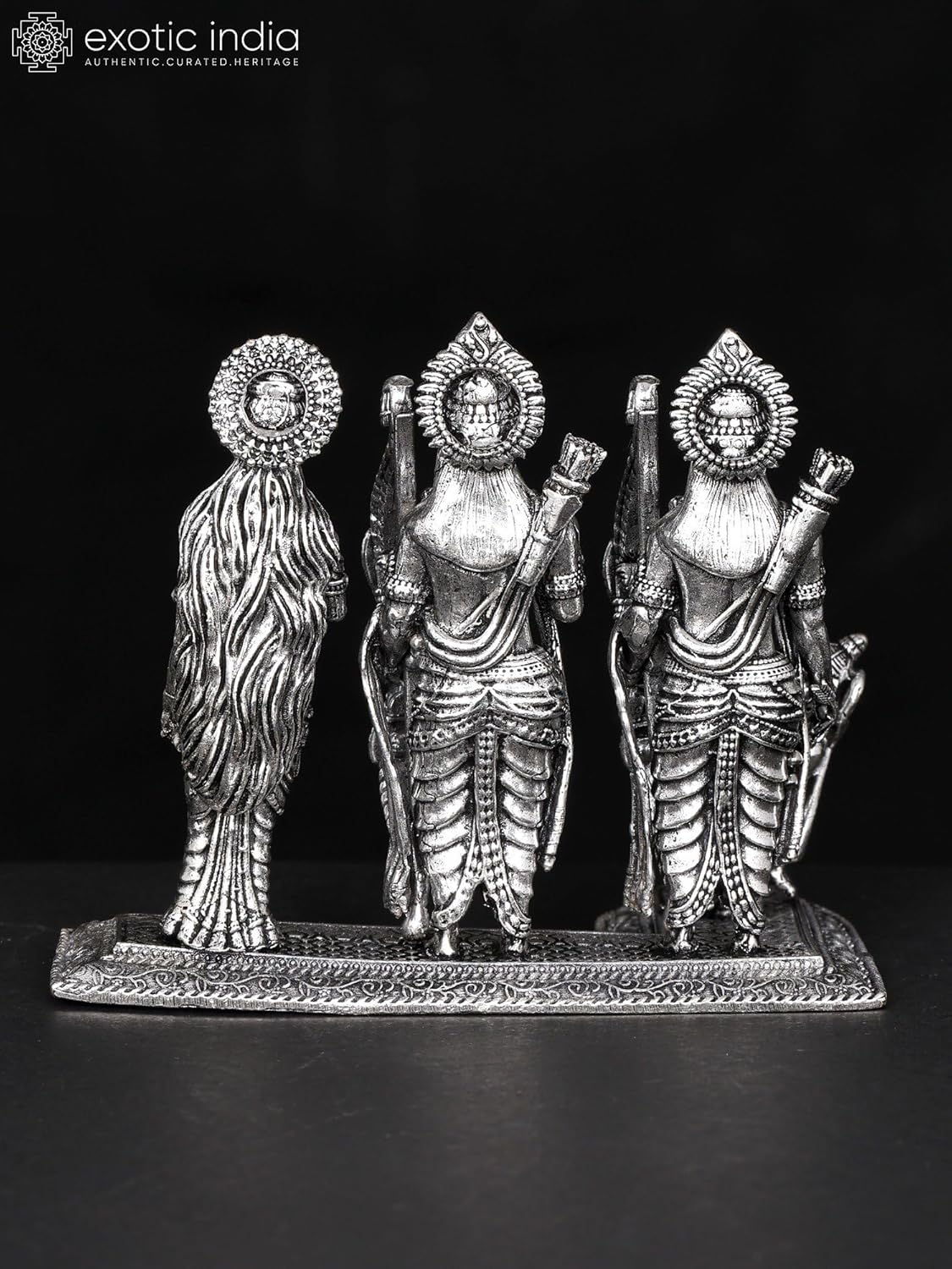 Exotic India Superfine Ram Darbar Brass Statue 1